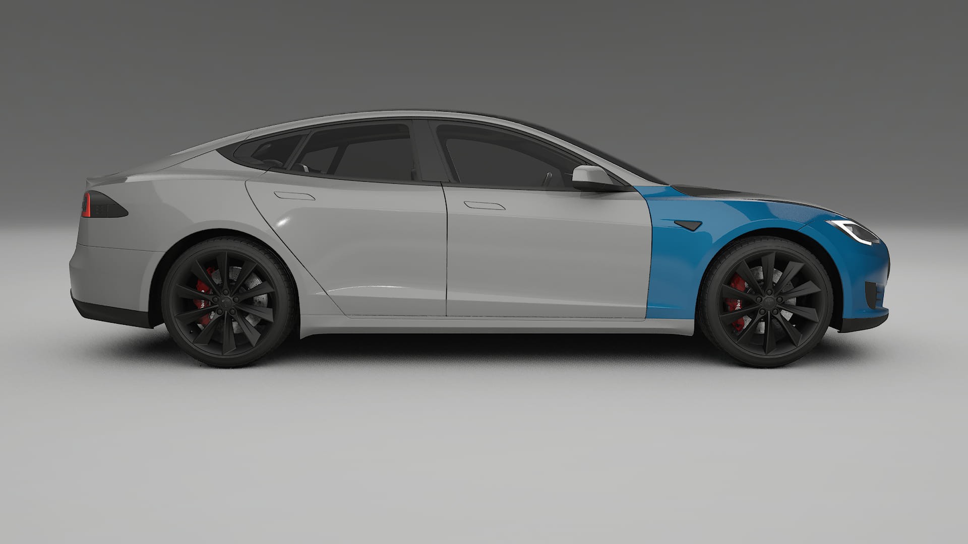 Tesla Model-S PPF | CrystalGuard Frontset mit Carbon-Motorhaube
