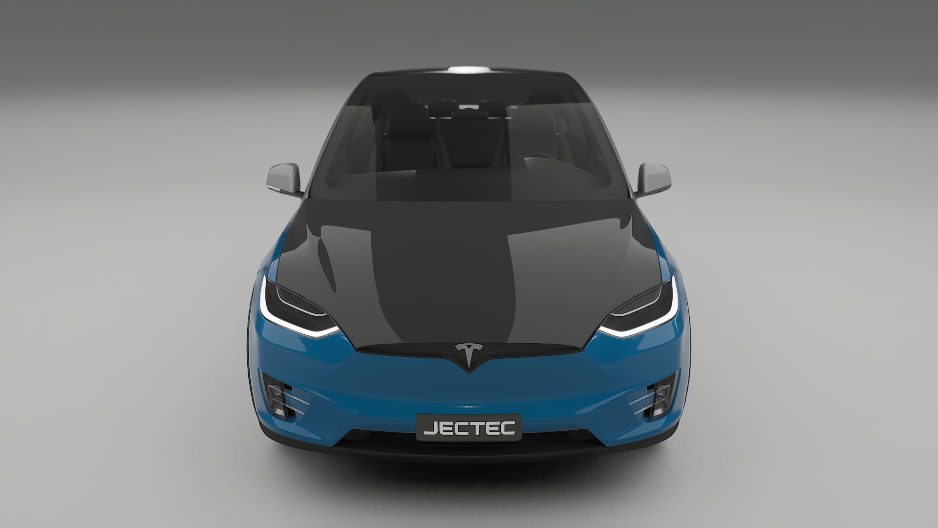 Tesla Model-X PPF | CrystalGuard Frontset mit Carbon-Motorhaube
