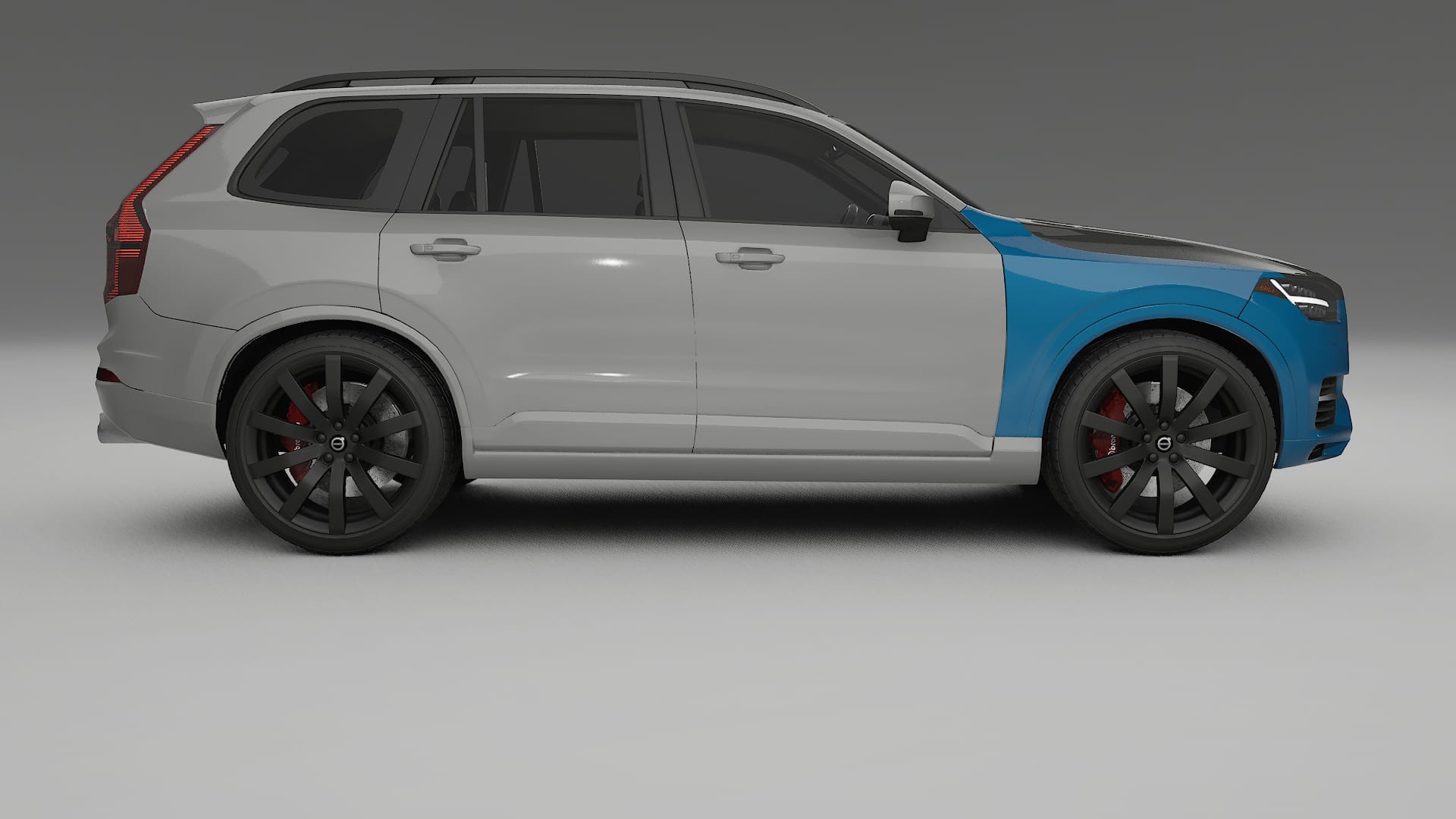 Volvo XC90 SPA PPF | CrystalGuard Frontset mit Carbon-Motorhaube
