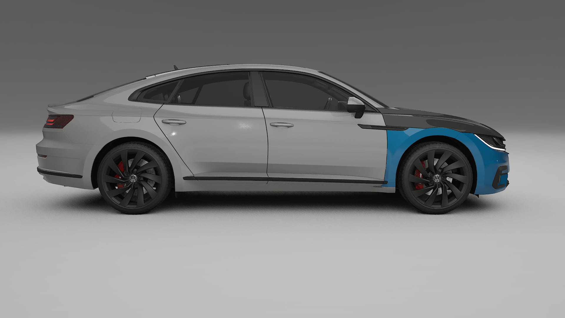 VW Arteon R 3H prefacelift PPF | CrystalGuard Frontset mit Carbon-Motorhaube