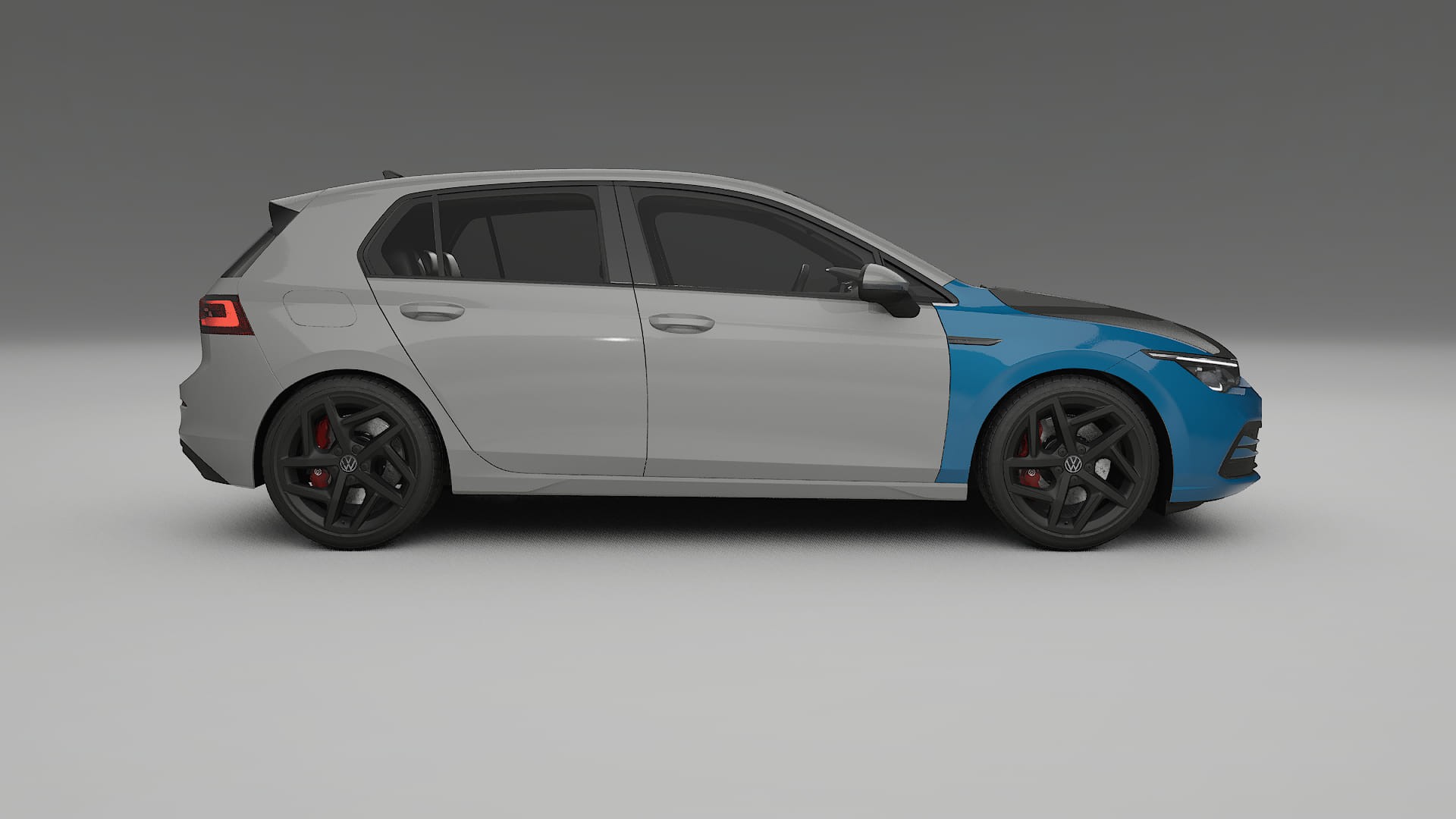 VW Golf Mk8 PPF | CrystalGuard Frontset mit Carbon-Motorhaube