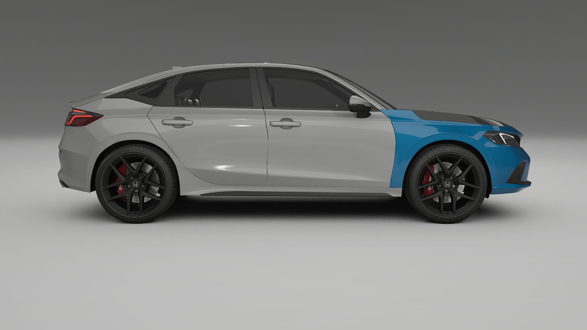 Honda Civic hatchback PPF | CrystalGuard Frontset mit Carbon-Motorhaube