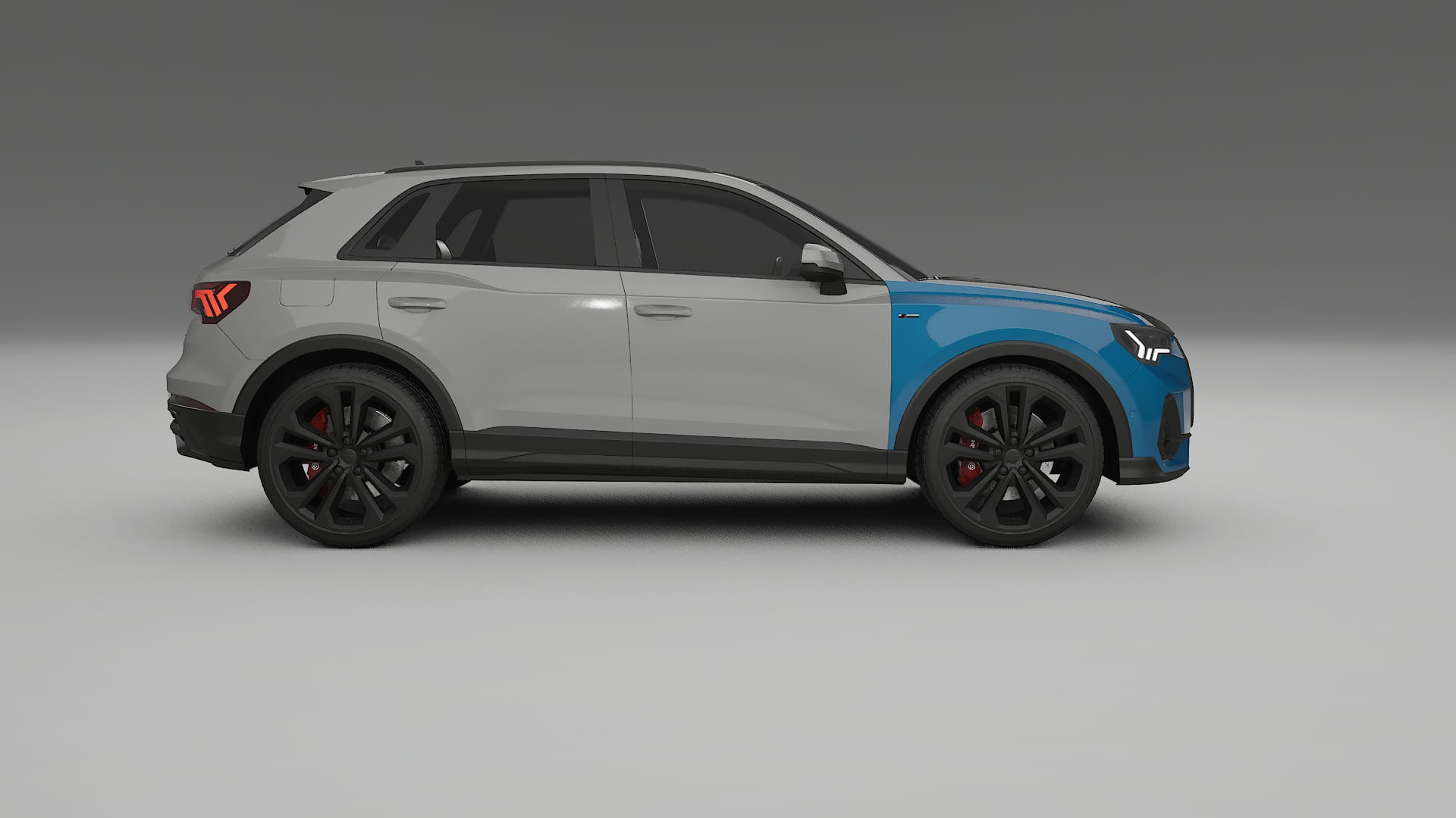 Audi Q3 S-Line F3 PPF | CrystalGuard Frontset mit Carbon-Motorhaube