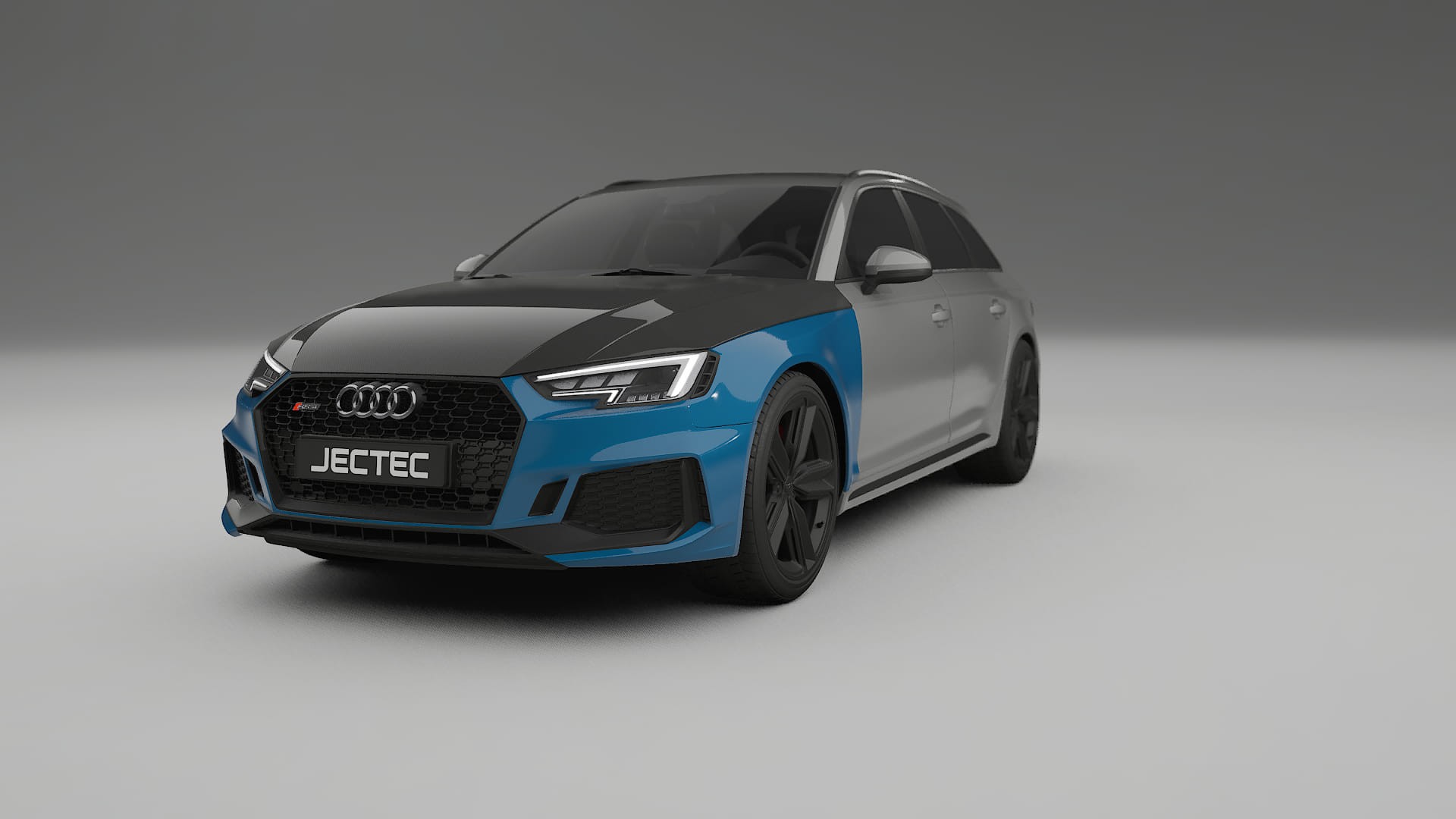 Audi RS4 Avant B9 prefacelift PPF | CrystalGuard Frontset mit Carbon-Motorhaube