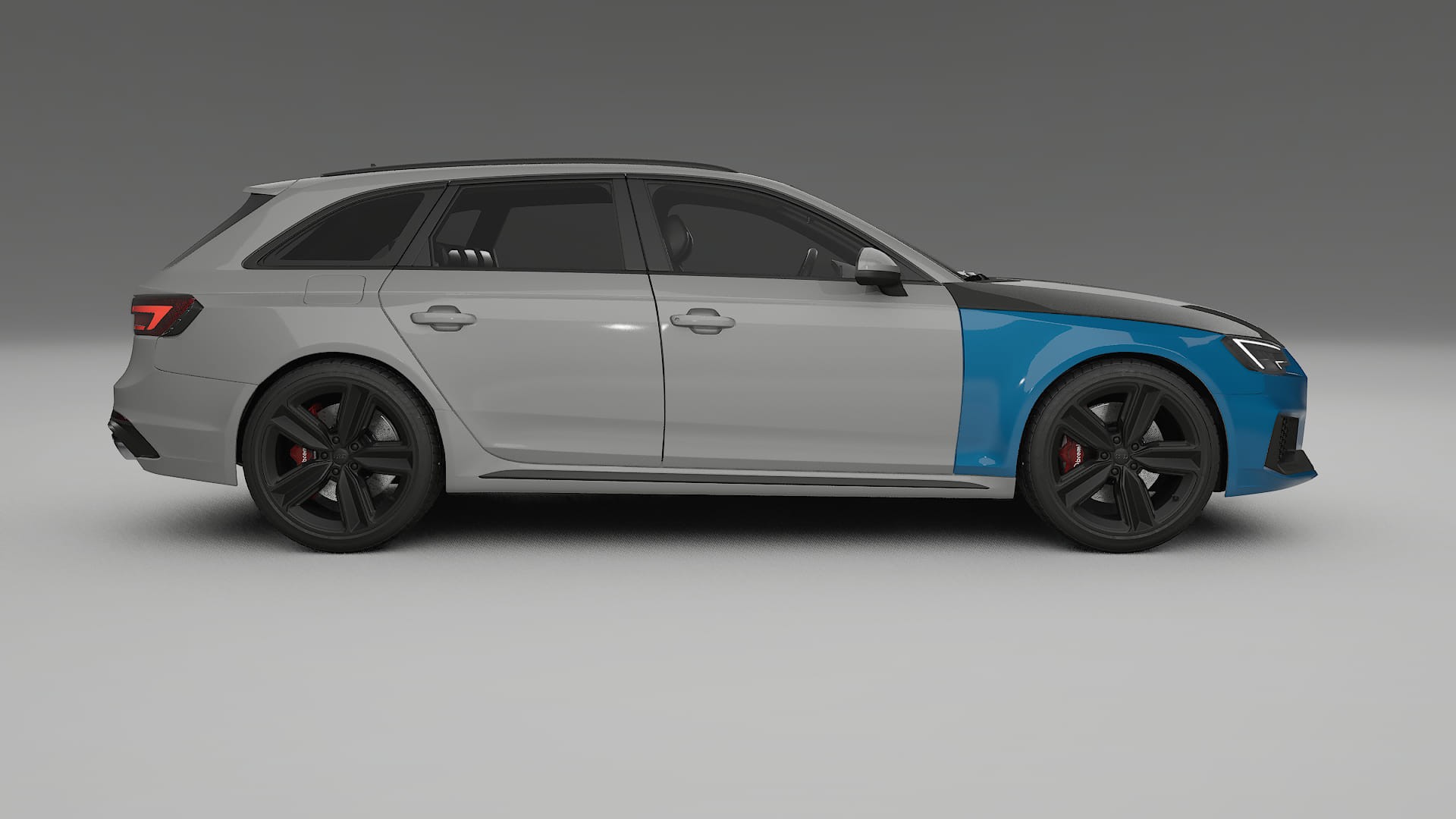 Audi RS4 Avant B9 prefacelift PPF | CrystalGuard Frontset mit Carbon-Motorhaube