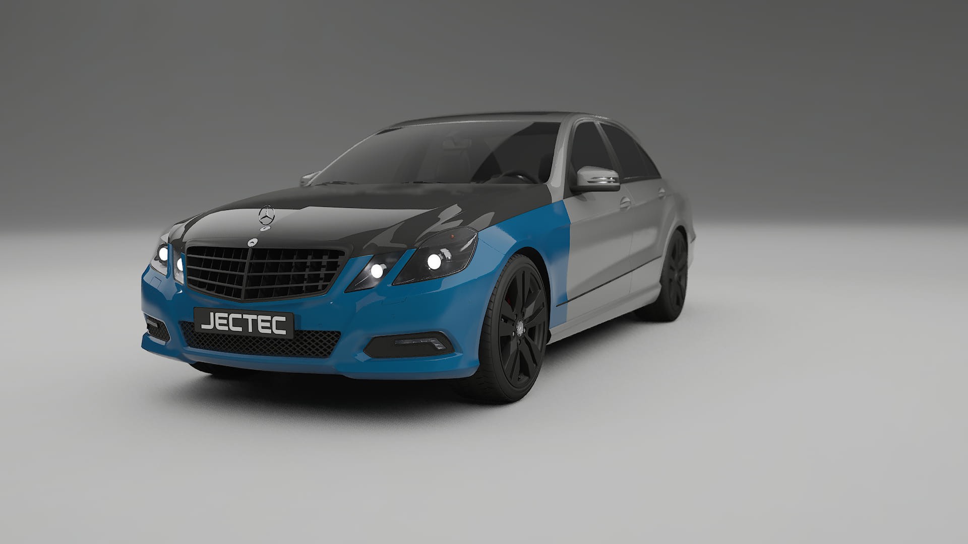 Mercedes E-Class Sedan W212 Prefacelift PPF | CrystalGuard Frontset mit Carbon-Motorhaube