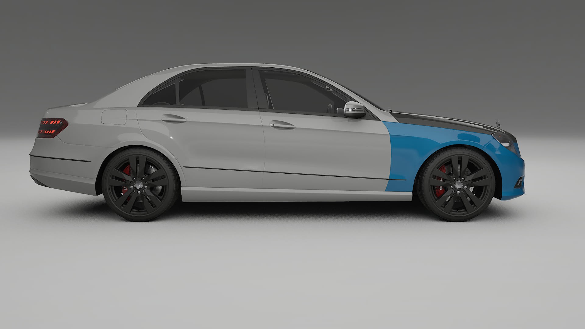 Mercedes E-Class Sedan W212 Prefacelift PPF | CrystalGuard Frontset mit Carbon-Motorhaube