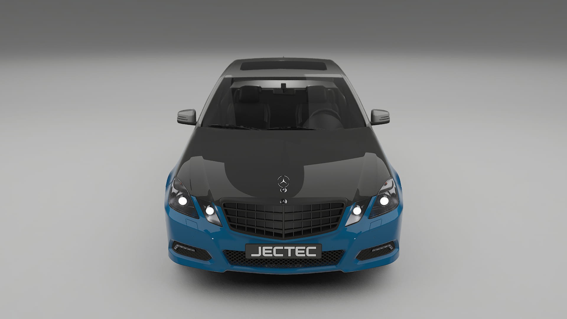 Mercedes E-Class Sedan W212 Prefacelift PPF | CrystalGuard Frontset mit Carbon-Motorhaube