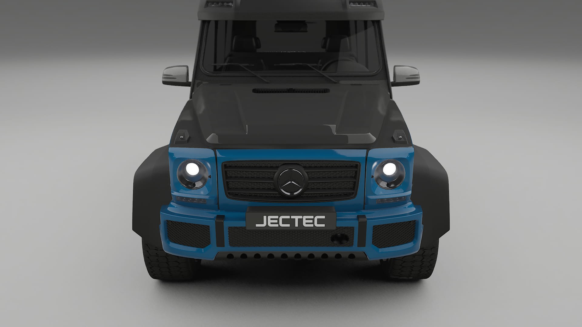 Mercedes G-class 4x4 W463 PPF | CrystalGuard Frontset mit Carbon-Motorhaube