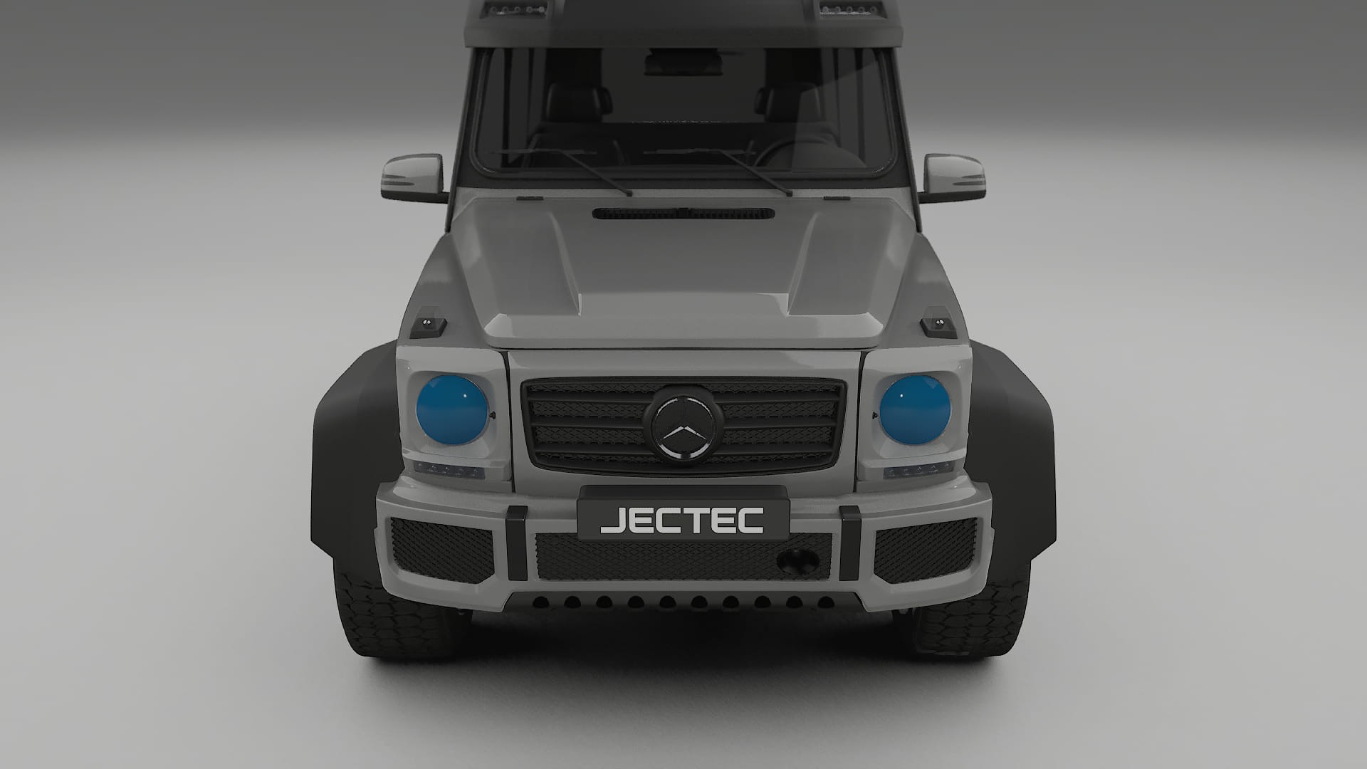 Mercedes G-class 4x4 W463 PPF | CrystalGuard Frontset mit Carbon-Motorhaube