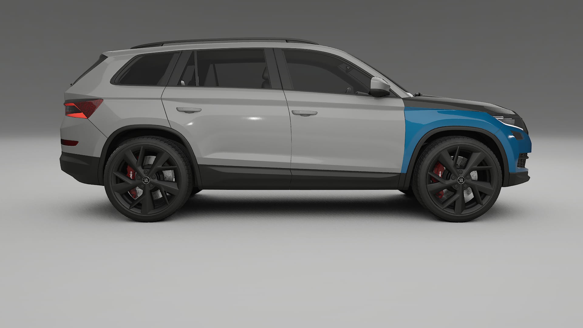 Å koda Kodiaq NS7 PPF | CrystalGuard Frontset mit Carbon-Motorhaube