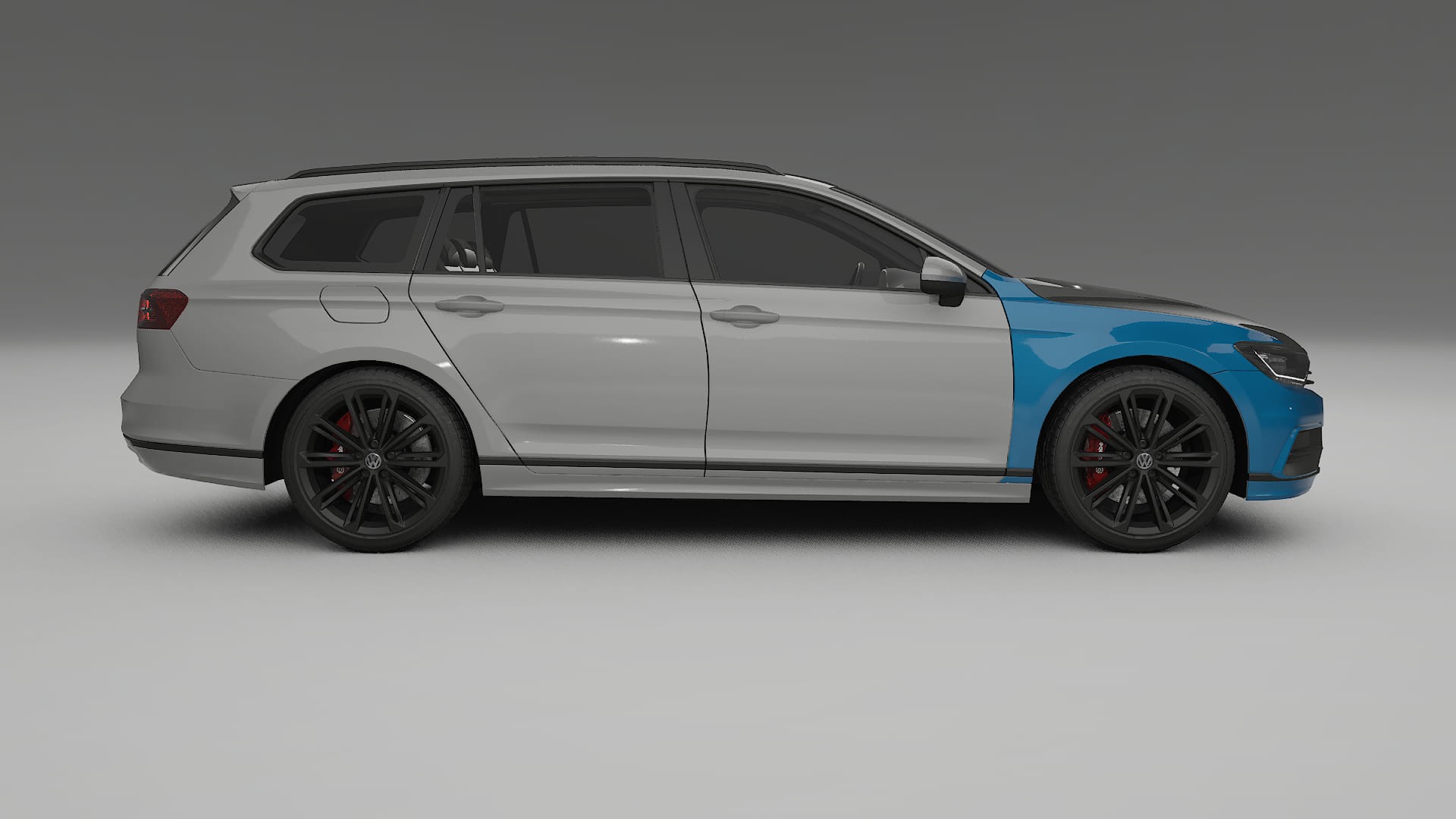 VW Passat Variant-R B8 PPF | CrystalGuard Frontset mit Carbon-Motorhaube 2