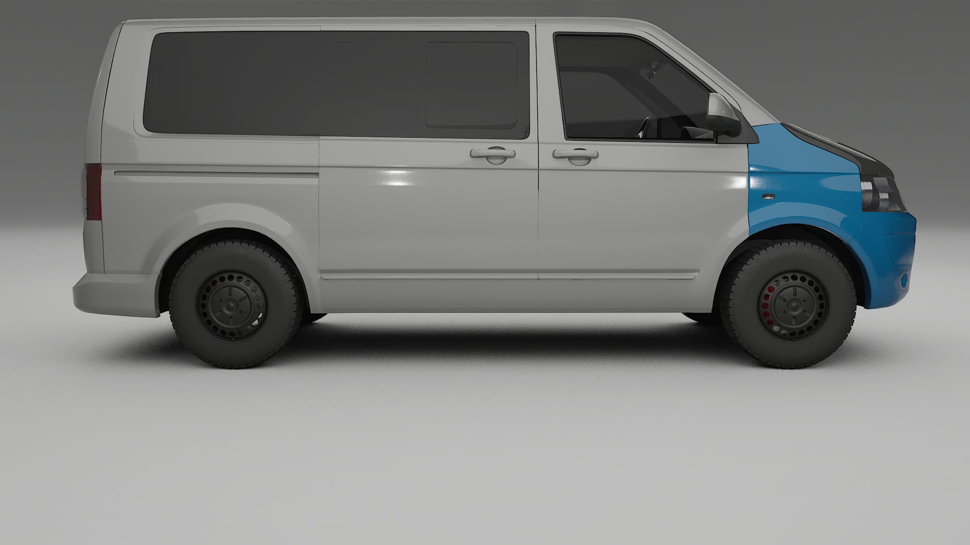VW Transporter T5 Caravelle PPF | CrystalGuard Frontset mit Carbon-Motorhaube