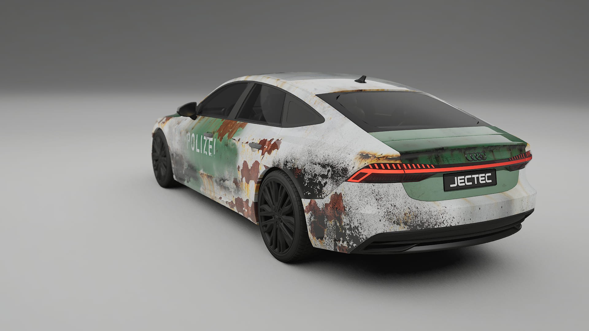 Audi A7 C8 Sportback prefacelift pre-LCI COBRA 11 – Design-Wrap PPF-Kit aus bedruckbarer Polyurethanfolie