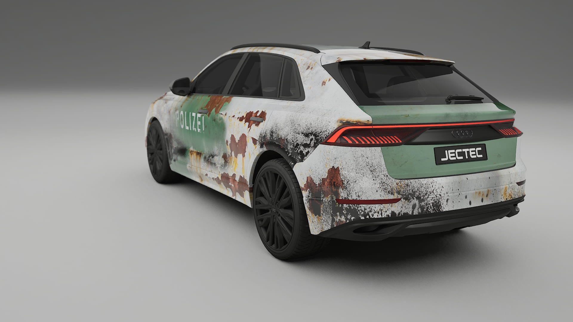 Audi Q8 F1 prefacelift pre-LCI COBRA 11 – Design-Wrap PPF-Kit aus bedruckbarer Polyurethanfolie