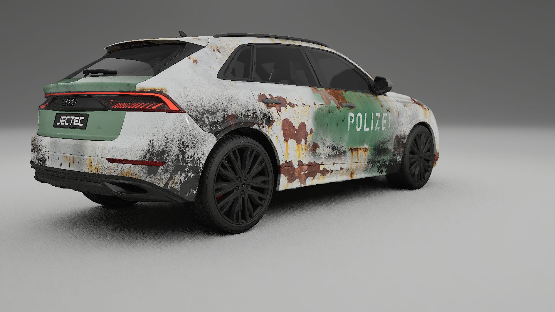 Audi Q8 F1 prefacelift pre-LCI COBRA 11 – Design-Wrap PPF-Kit aus bedruckbarer Polyurethanfolie