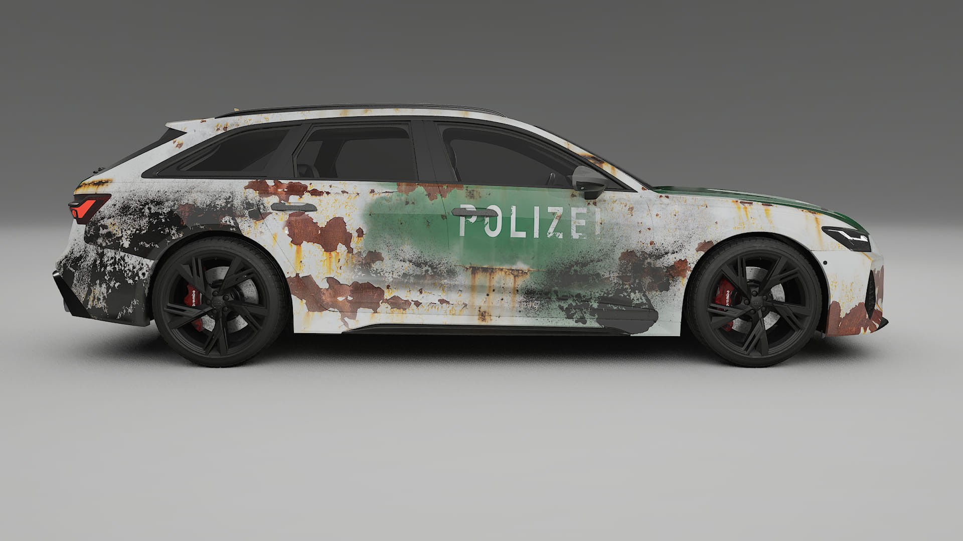 Audi RS6 Avant C8 facelift LCI COBRA 11 – Design-Wrap PPF-Kit aus bedruckbarer Polyurethanfolie