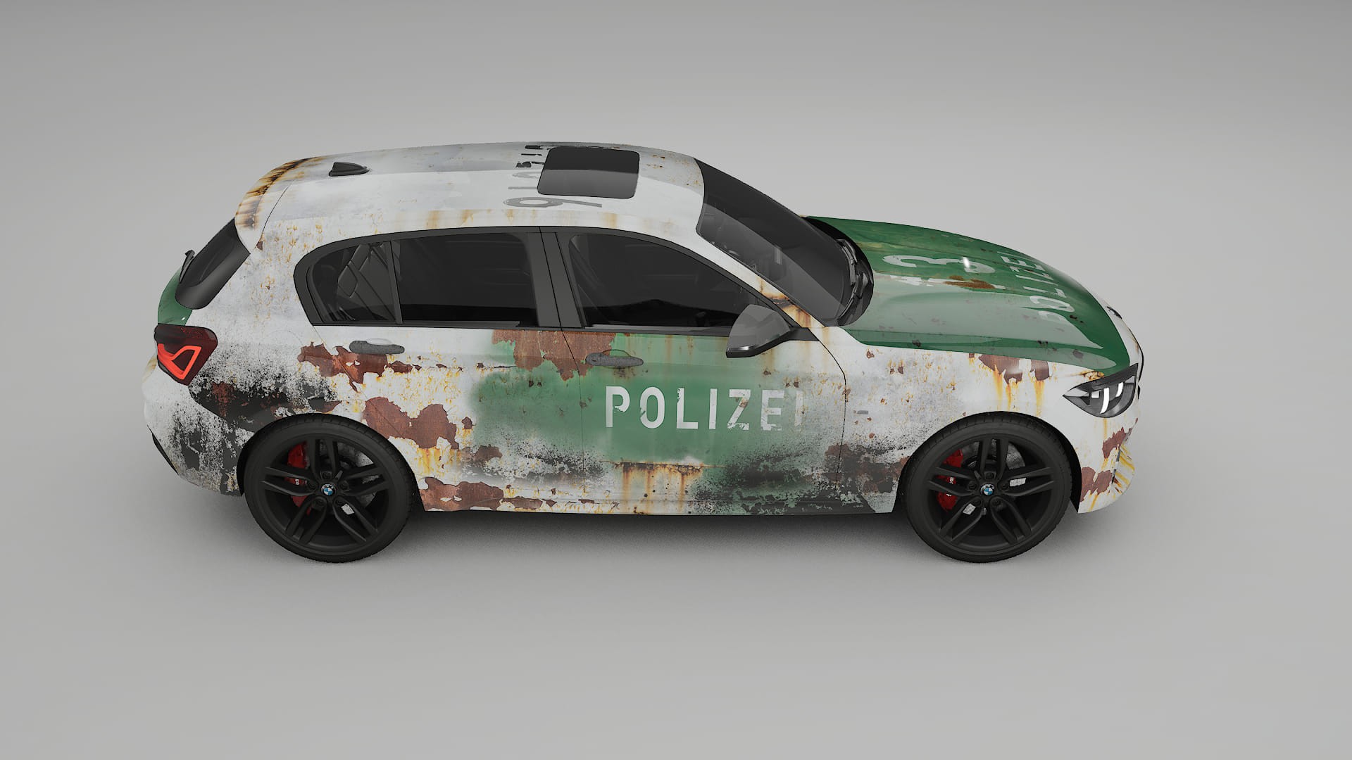 BMW 1 F20 facelift LCI COBRA 11 – Design-Wrap PPF-Kit aus bedruckbarer Polyurethanfolie