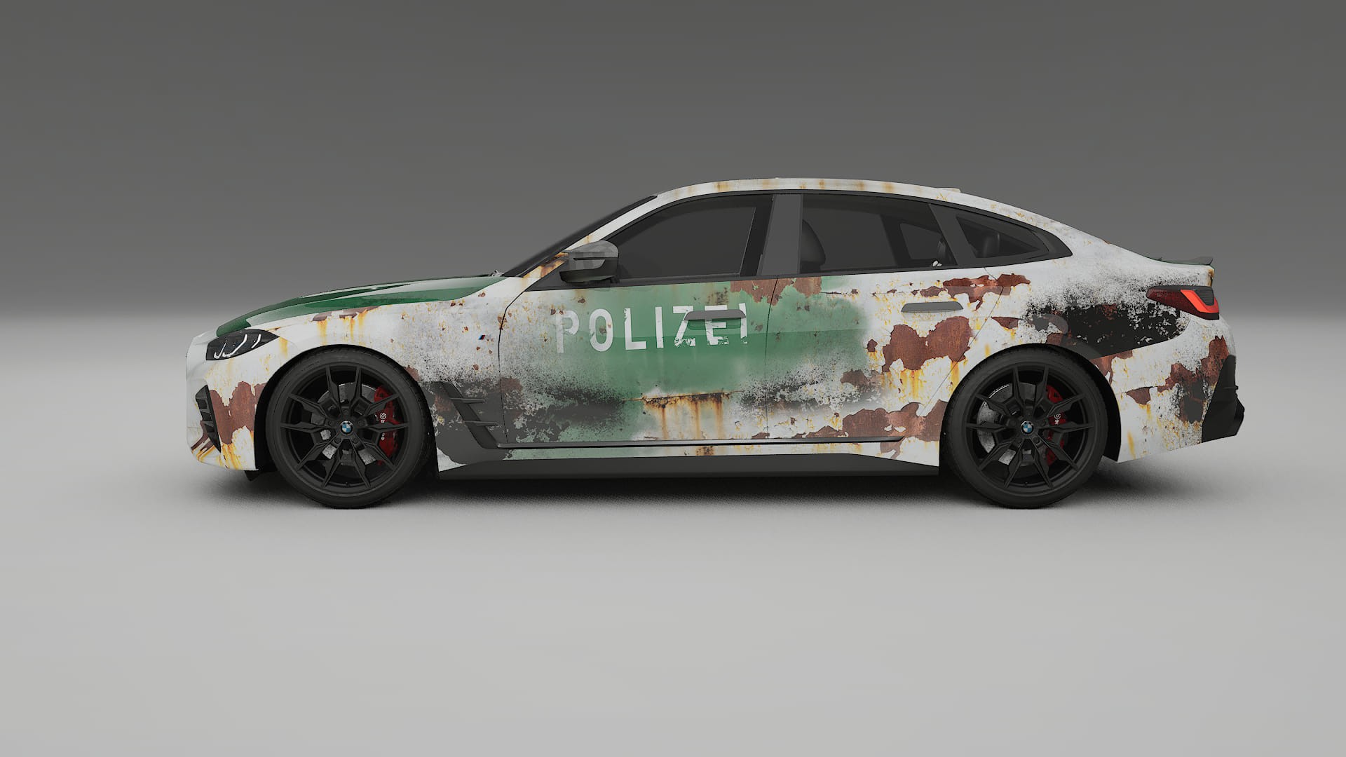 BMW I4 G26 M-Package COBRA 11 – Design-Wrap PPF-Kit aus bedruckbarer Polyurethanfolie