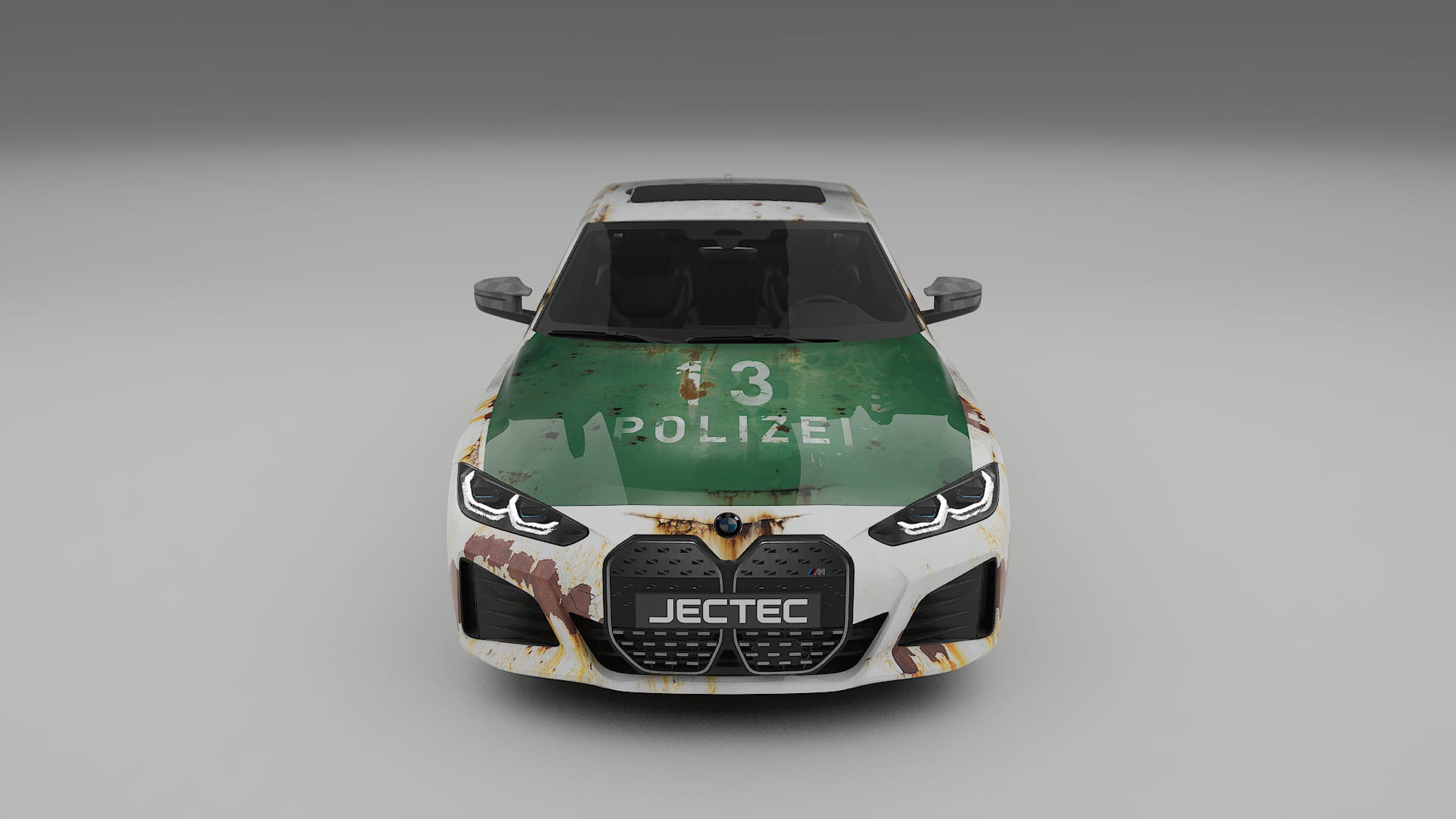BMW I4 G26 M-Package COBRA 11 – Design-Wrap PPF-Kit aus bedruckbarer Polyurethanfolie