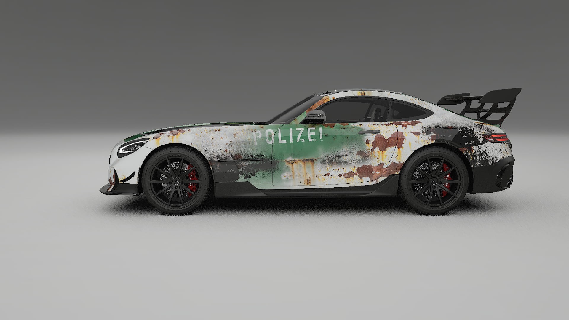 Mercedes AMG GT Black Series C192 Coupe COBRA 11 – Design-Wrap PPF-Kit aus bedruckbarer Polyurethanfolie
