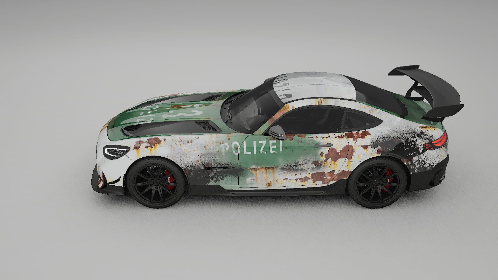 Mercedes AMG GT Black Series C192 Coupe COBRA 11 – Design-Wrap PPF-Kit aus bedruckbarer Polyurethanfolie