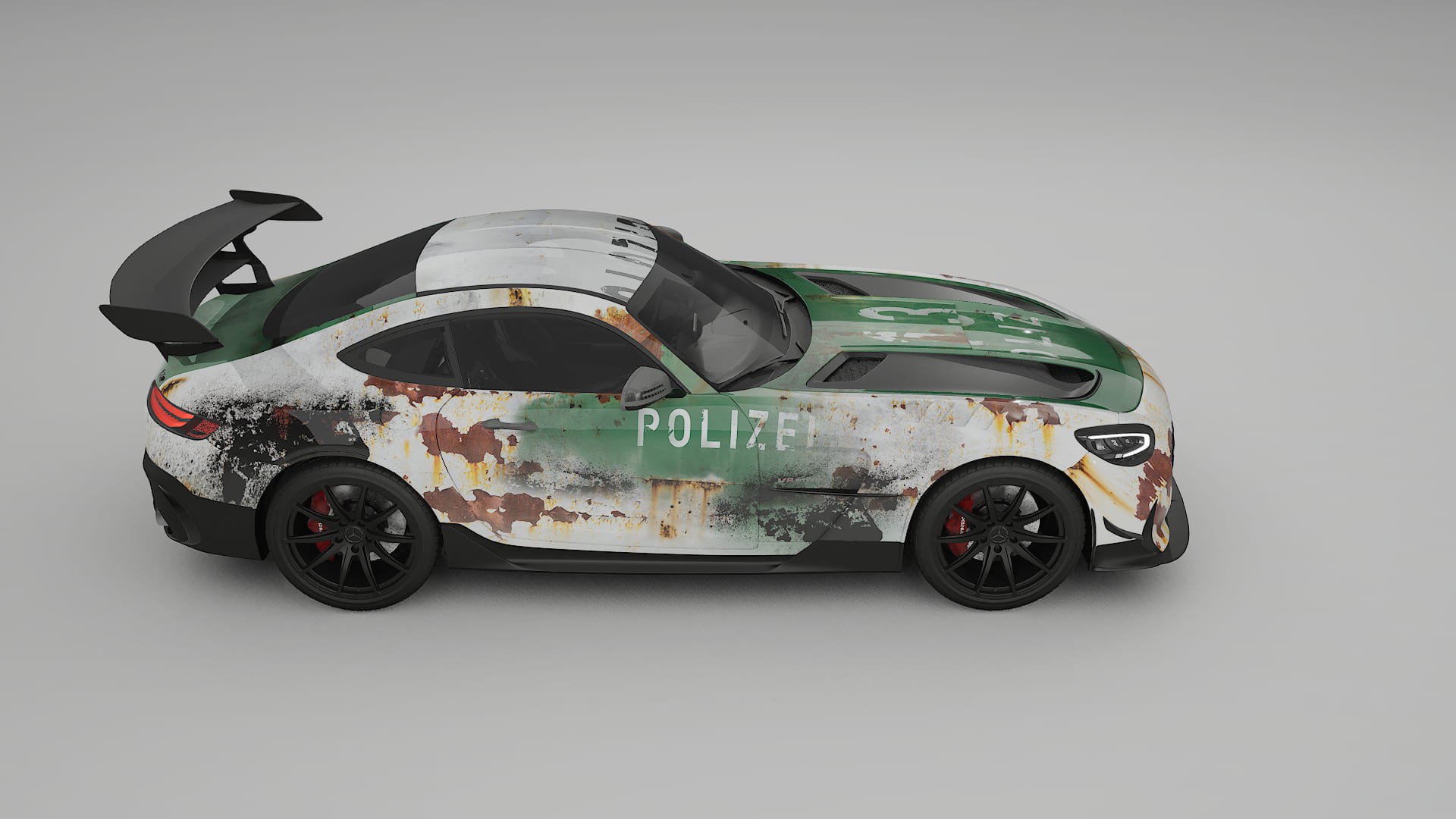 Mercedes AMG GT Black Series C192 Coupe COBRA 11 – Design-Wrap PPF-Kit aus bedruckbarer Polyurethanfolie
