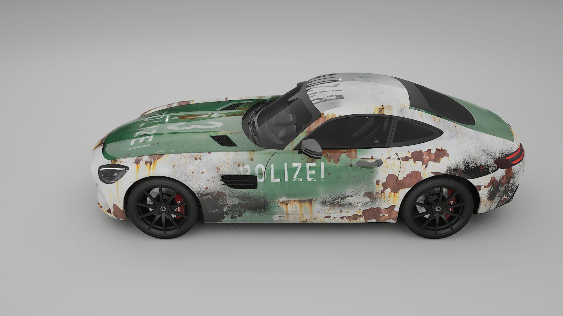 Mercedes AMG GT C190 Coupe COBRA 11 – Design-Wrap PPF-Kit aus bedruckbarer Polyurethanfolie