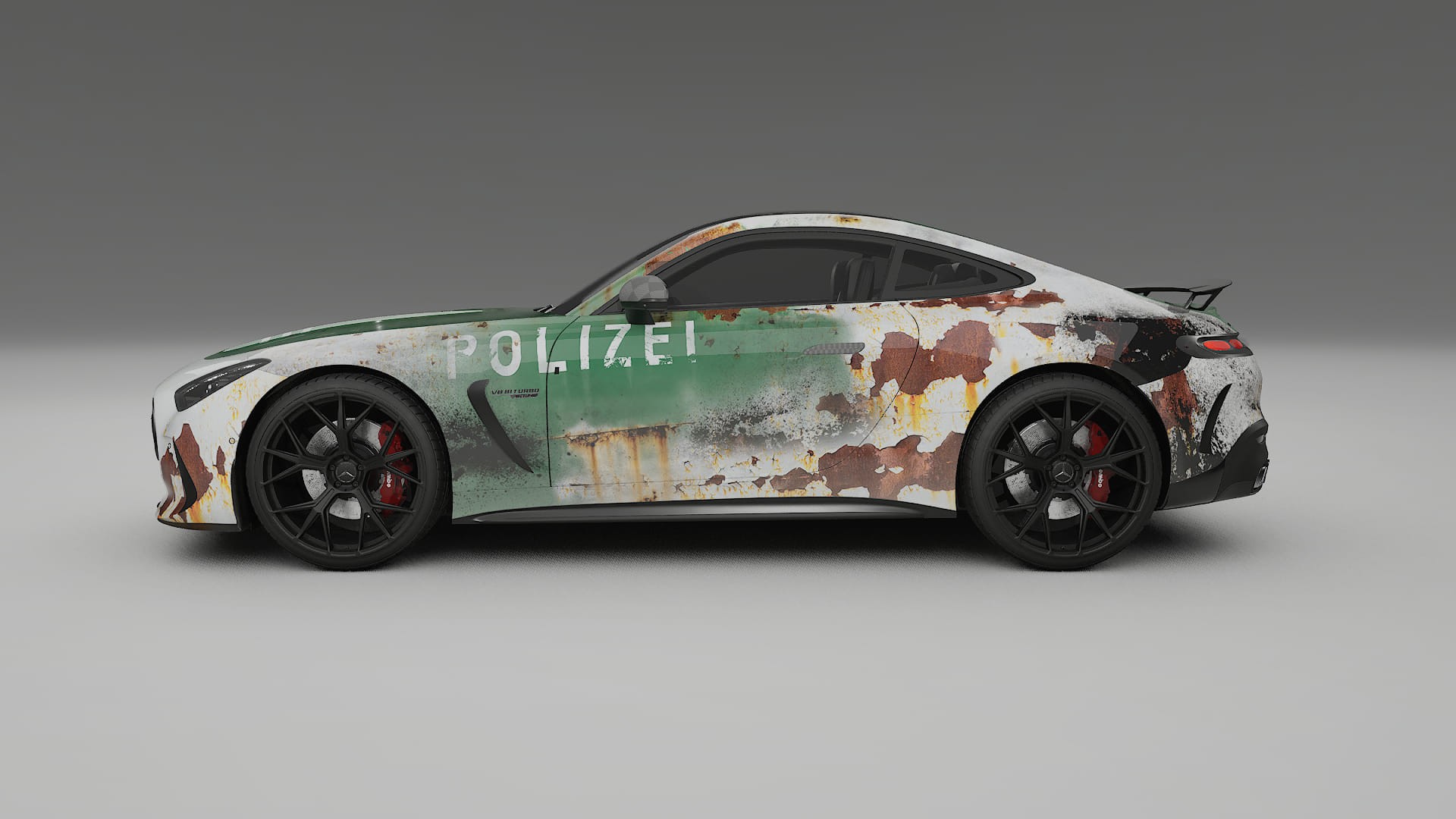 Mercedes AMG GT Coupe C192 COBRA 11 – Design-Wrap PPF-Kit aus bedruckbarer Polyurethanfolie