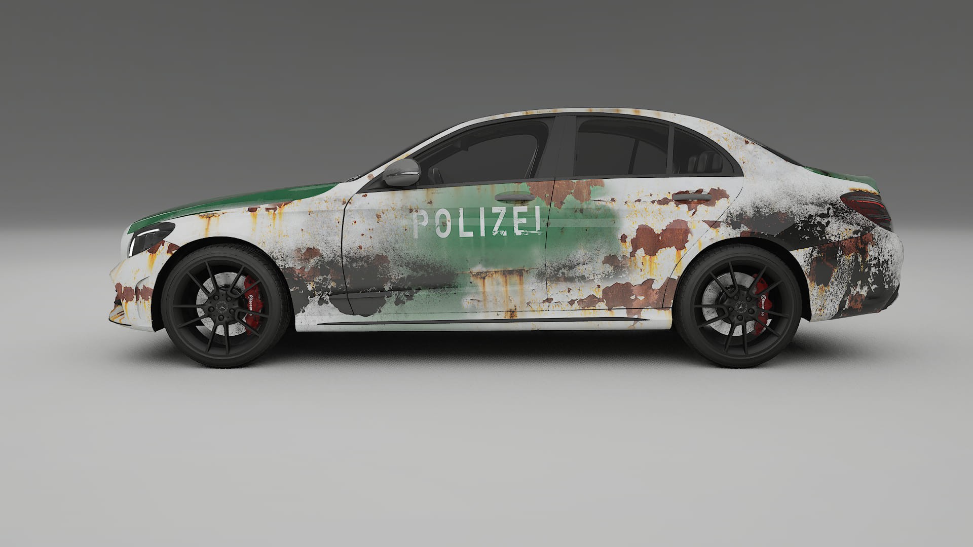 Mercedes C-class W205 AMG sedan COBRA 11 – Design-Wrap PPF-Kit aus bedruckbarer Polyurethanfolie