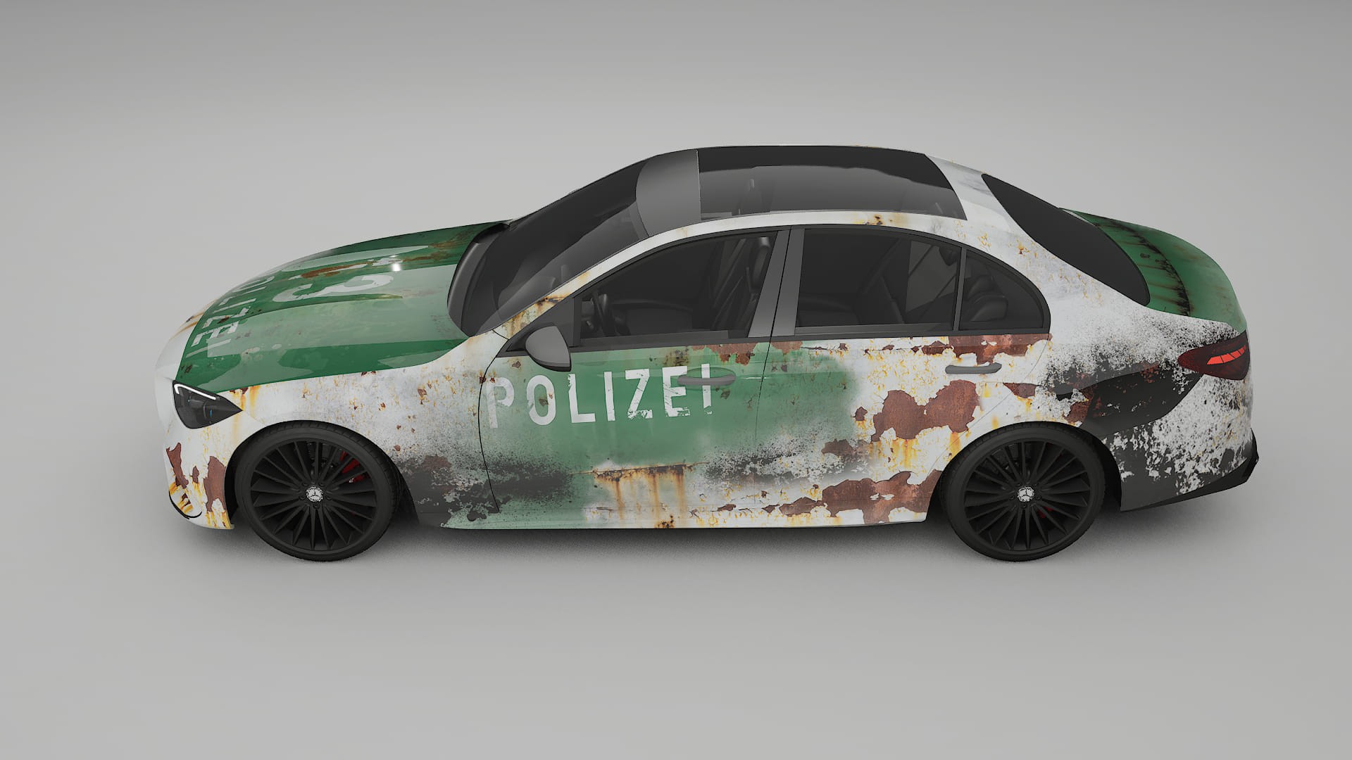 Mercedes C-class W206 COBRA 11 – Design-Wrap PPF-Kit aus bedruckbarer Polyurethanfolie