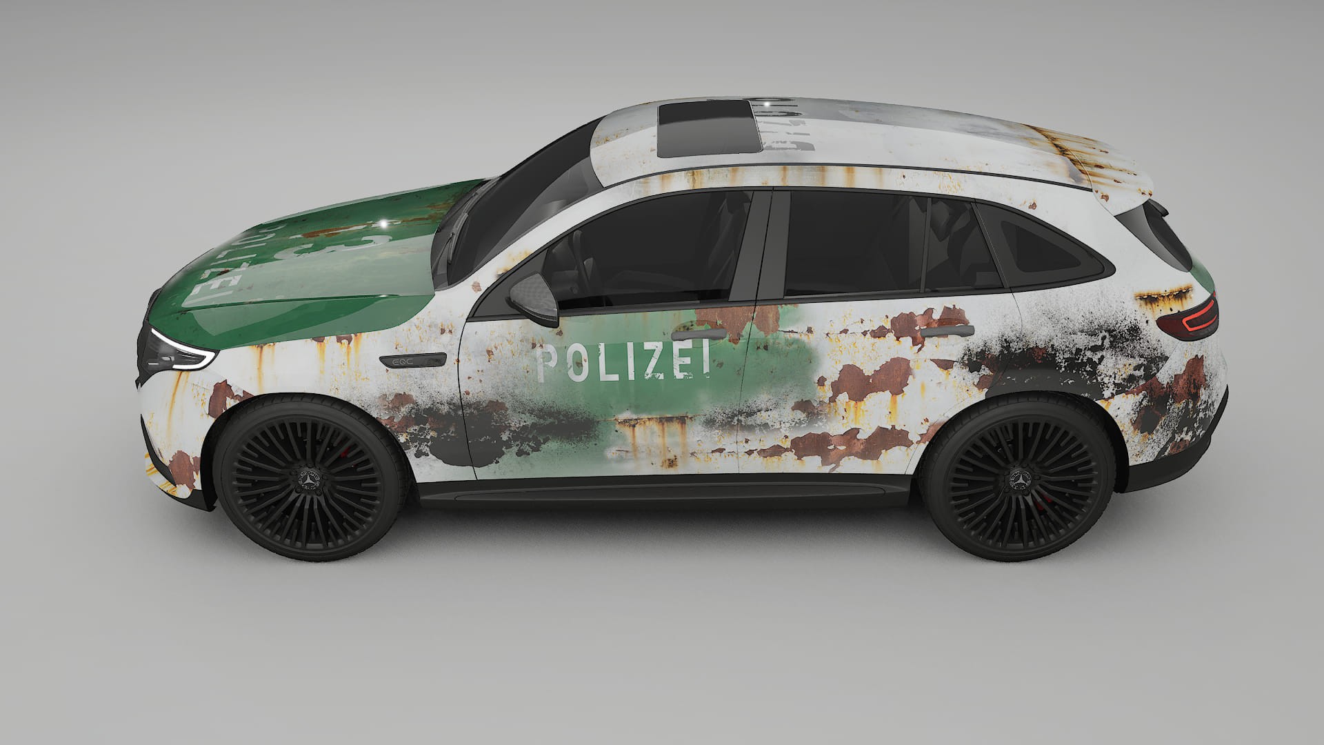 Mercedes EQC AMG COBRA 11 – Design-Wrap PPF-Kit aus bedruckbarer Polyurethanfolie