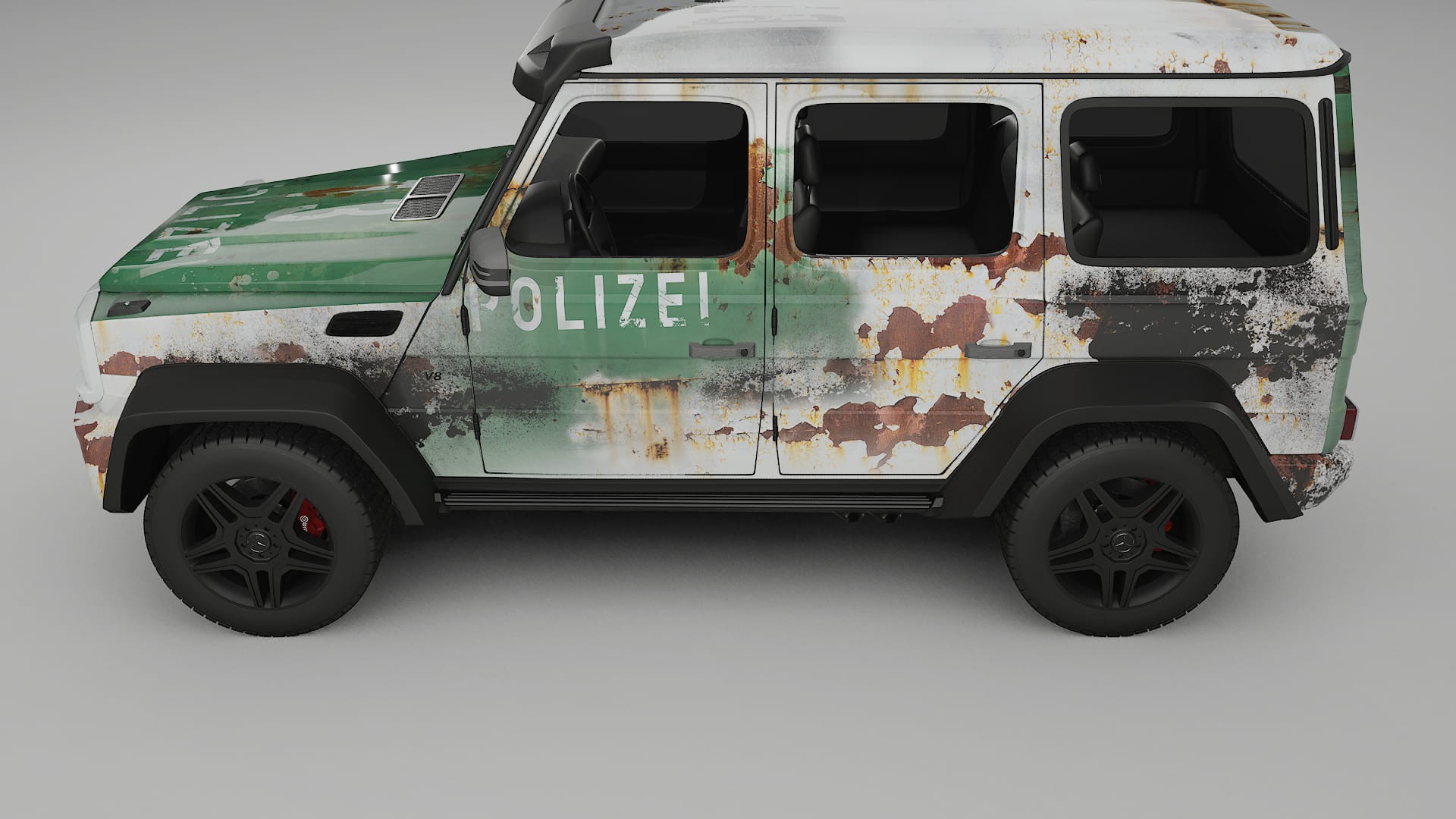 Mercedes G-class 4x4 W463 COBRA 11 – Design-Wrap PPF-Kit aus bedruckbarer Polyurethanfolie