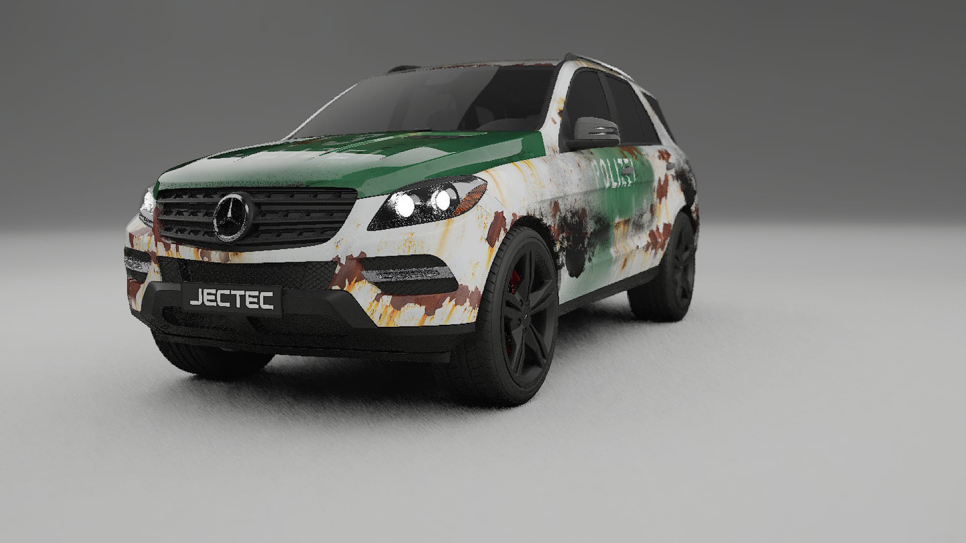 Mercedes M-class W166 COBRA 11 – Design-Wrap PPF-Kit aus bedruckbarer Polyurethanfolie