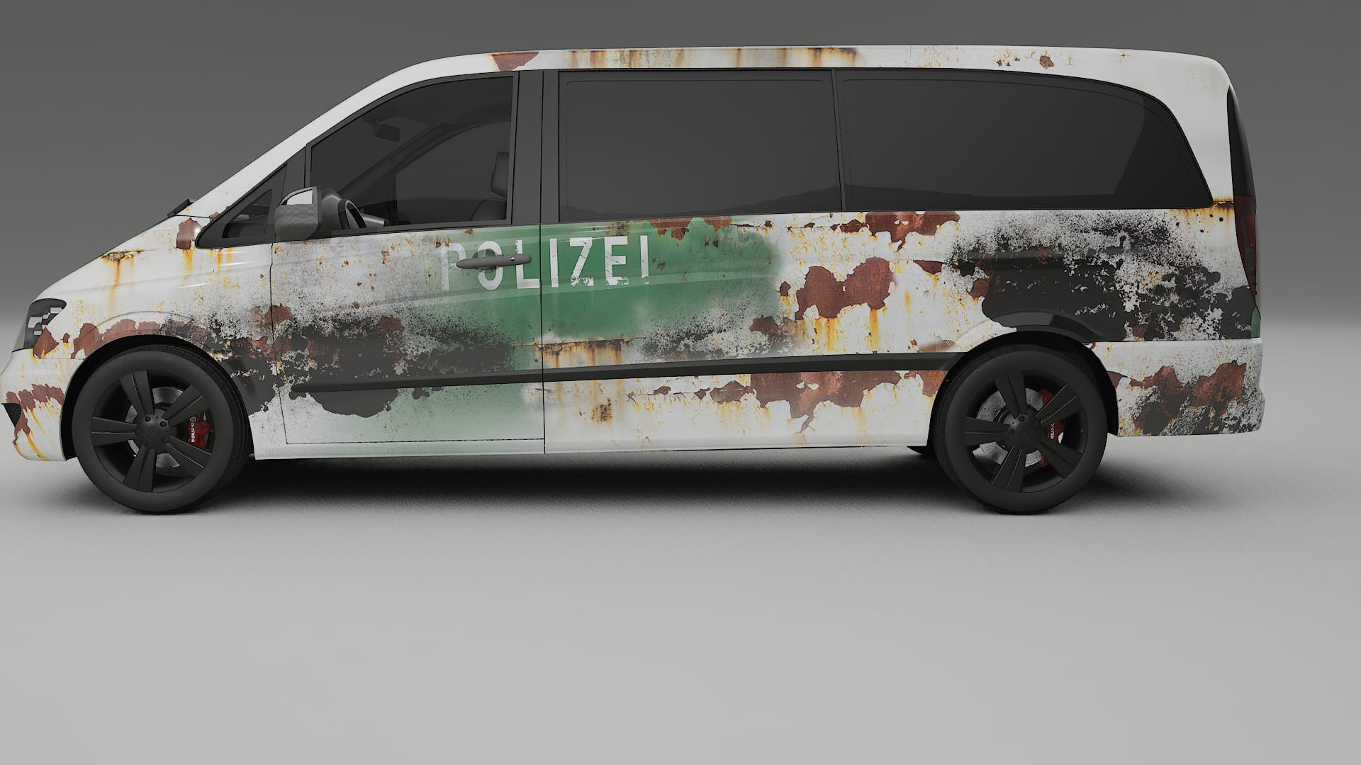 Mercedes Viano Extralong W439 Facelift LCI COBRA 11 – Design-Wrap PPF-Kit aus bedruckbarer Polyurethanfolie
