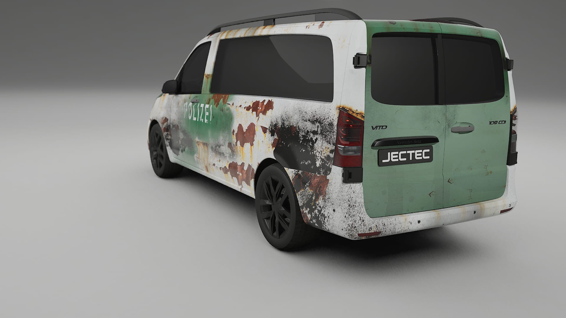 Mercedes Vito Short W447 prefacelift pre-LCI COBRA 11 – Design-Wrap PPF-Kit aus bedruckbarer Polyurethanfolie