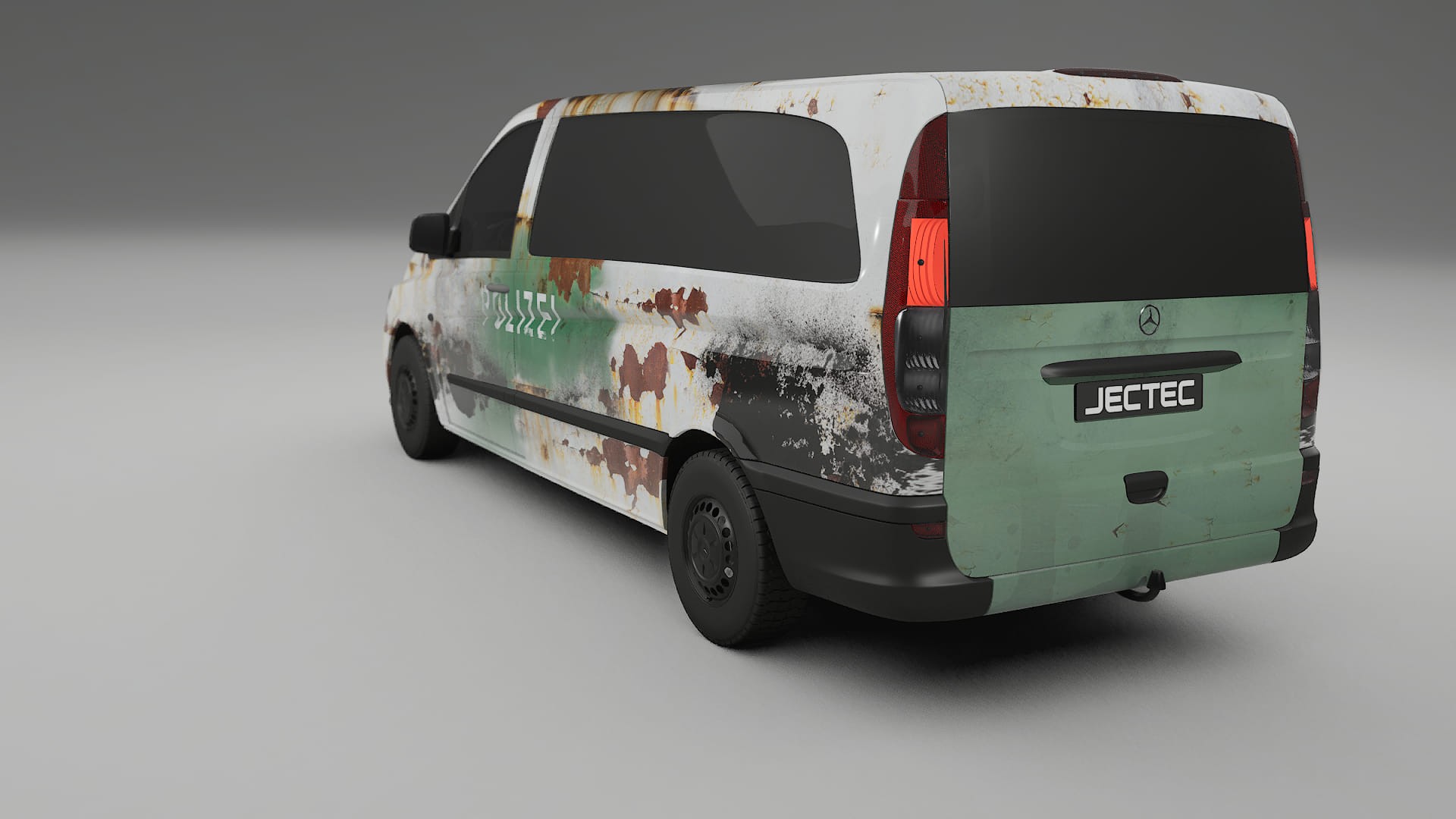 Mercedes Vito Short W639 facelift LCI COBRA 11 – Design-Wrap PPF-Kit aus bedruckbarer Polyurethanfolie