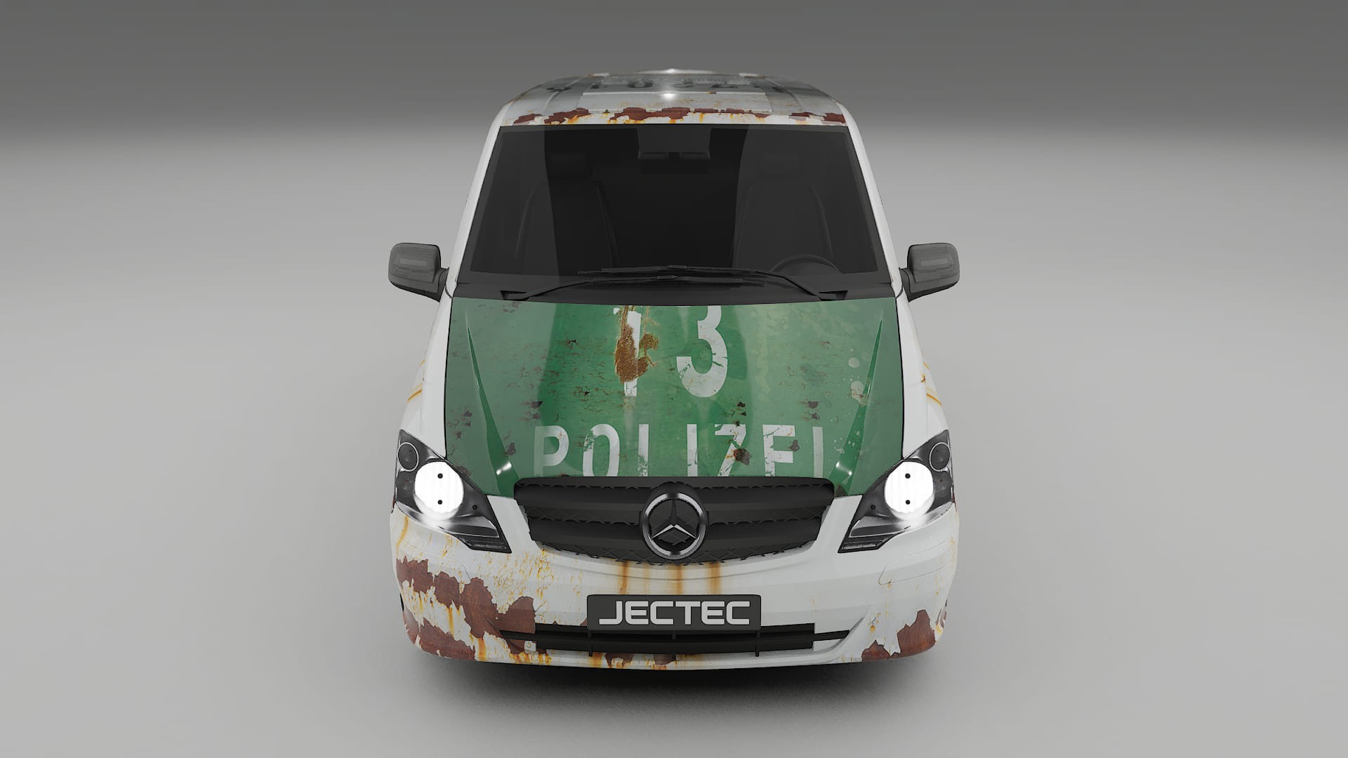 Mercedes Vito Short W639 facelift LCI COBRA 11 – Design-Wrap PPF-Kit aus bedruckbarer Polyurethanfolie