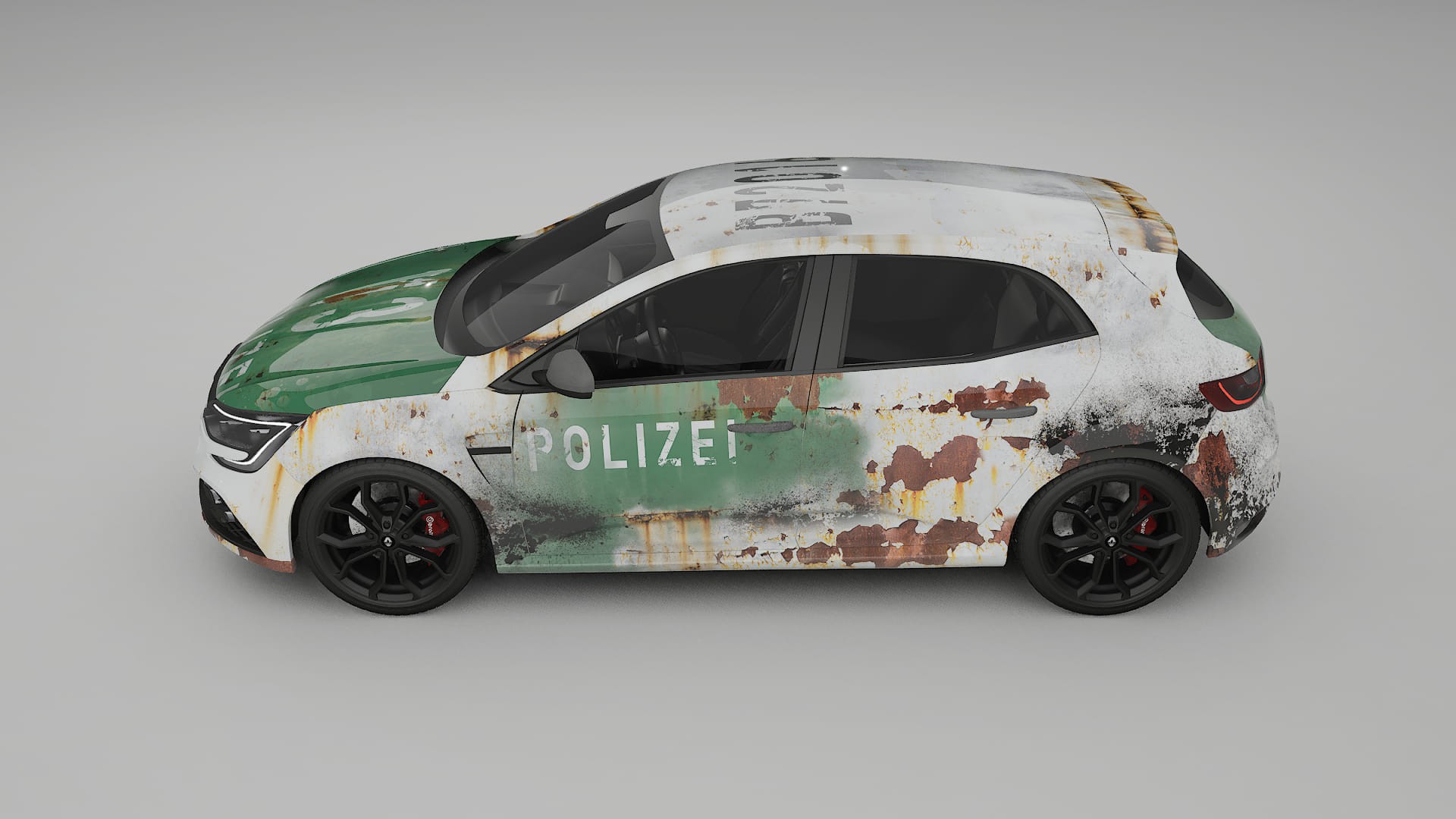 Renault Megane RS IV COBRA 11 – Design-Wrap PPF-Kit aus bedruckbarer Polyurethanfolie
