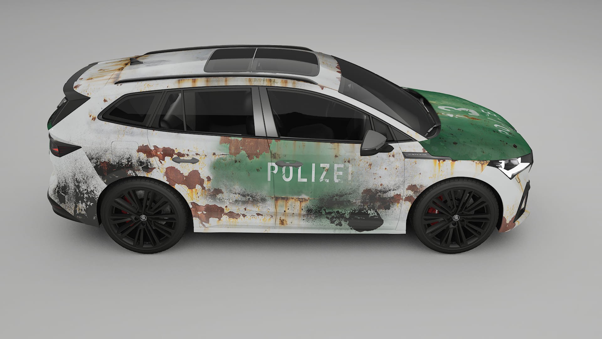 Škoda Enyaq MEB COBRA 11 – Design-Wrap PPF-Kit aus bedruckbarer Polyurethanfolie