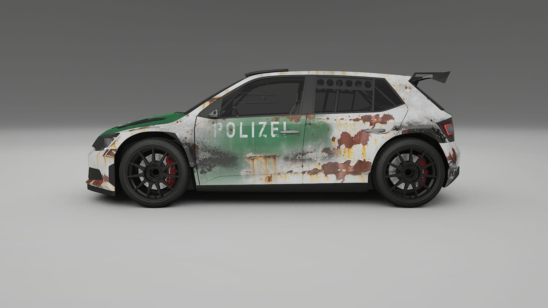 Škoda Fabia R5 6V COBRA 11 – Design-Wrap PPF-Kit aus bedruckbarer Polyurethanfolie