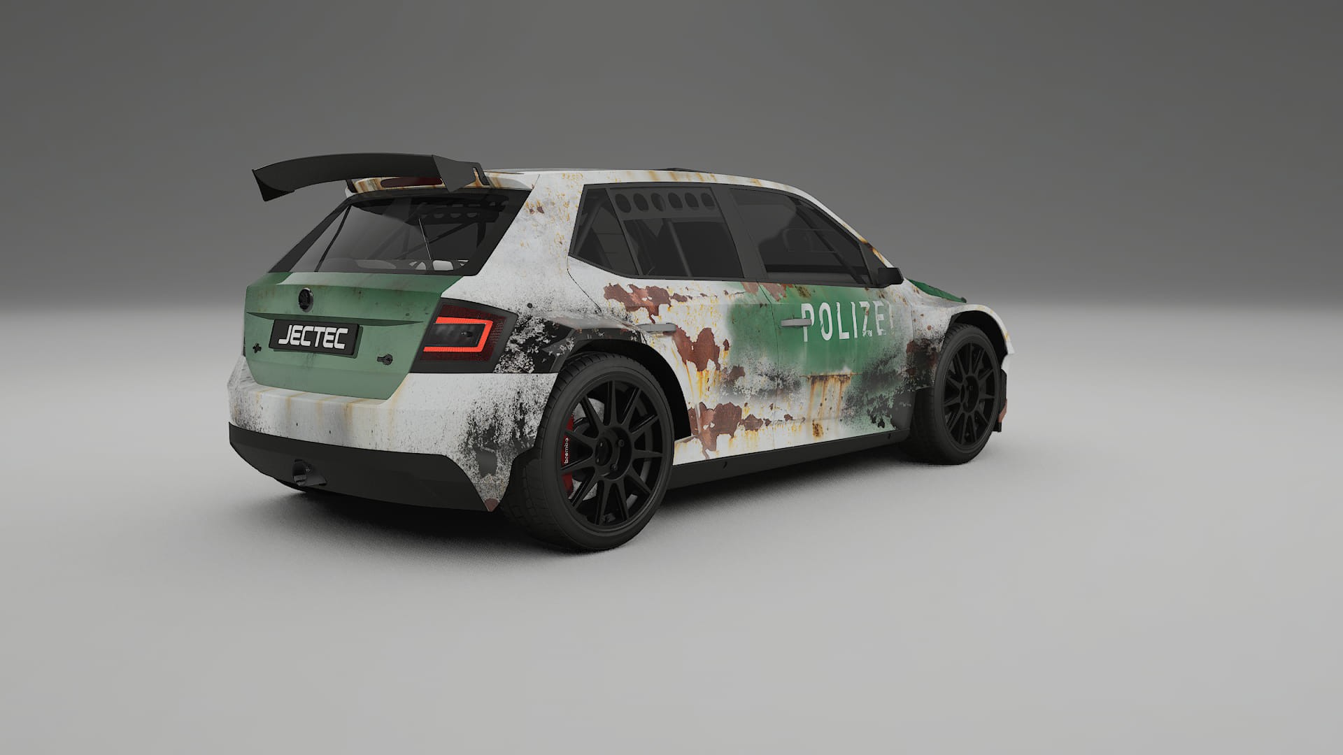 Škoda Fabia R5 6V COBRA 11 – Design-Wrap PPF-Kit aus bedruckbarer Polyurethanfolie