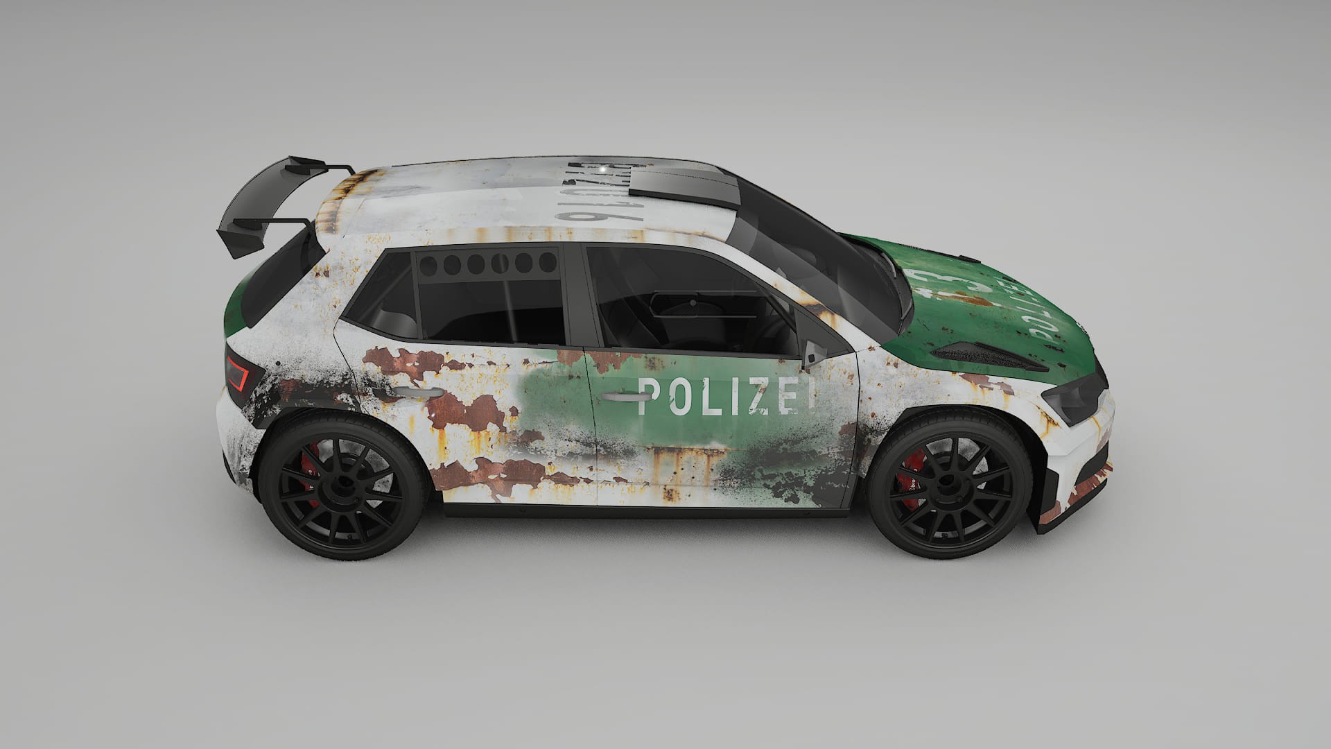 Škoda Fabia R5 6V COBRA 11 – Design-Wrap PPF-Kit aus bedruckbarer Polyurethanfolie