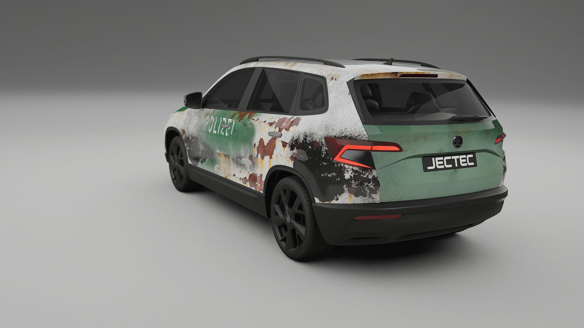 Škoda Karoq NU7 COBRA 11 – Design-Wrap PPF-Kit aus bedruckbarer Polyurethanfolie