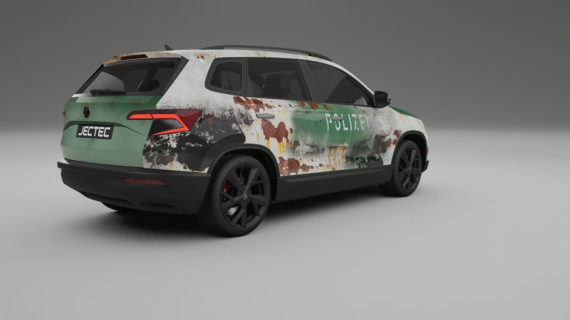 Škoda Karoq NU7 COBRA 11 – Design-Wrap PPF-Kit aus bedruckbarer Polyurethanfolie
