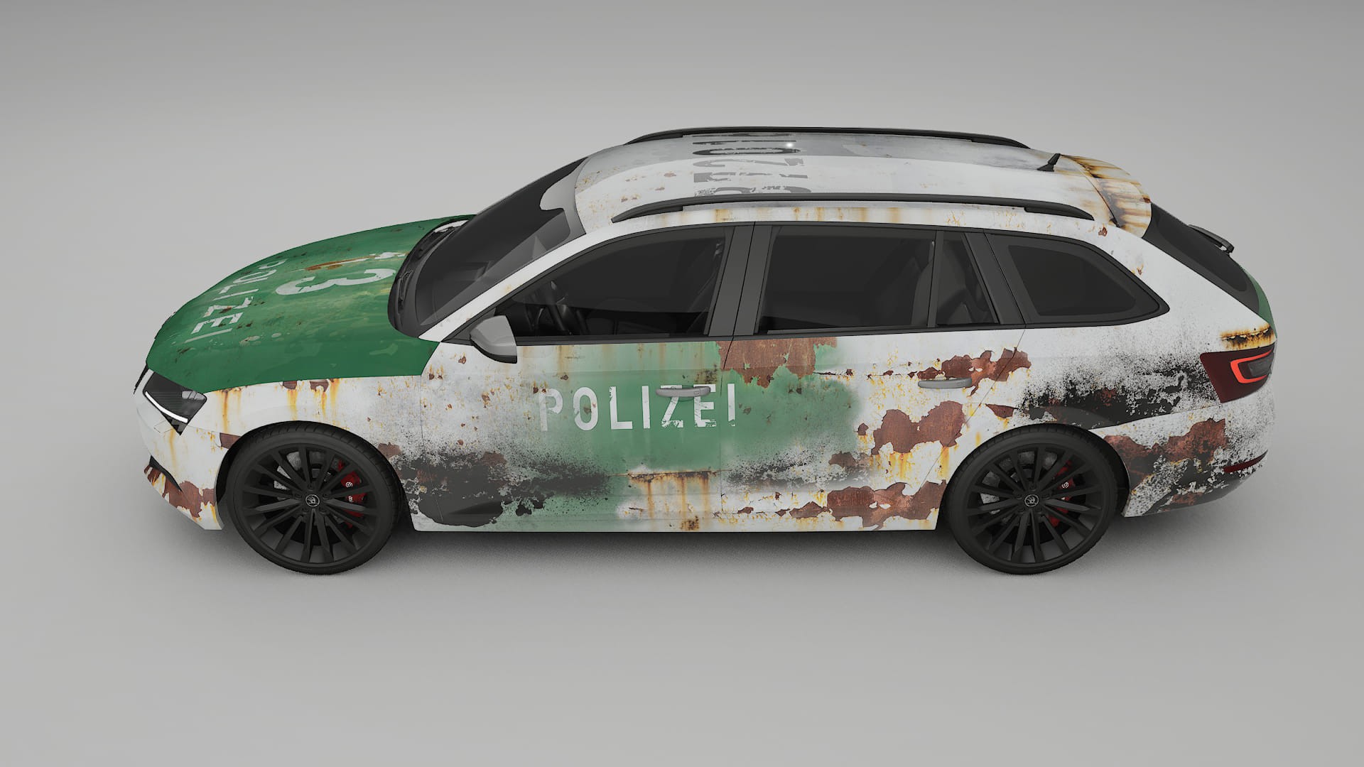 Škoda Superb B8 COBRA 11 – Design-Wrap PPF-Kit aus bedruckbarer Polyurethanfolie