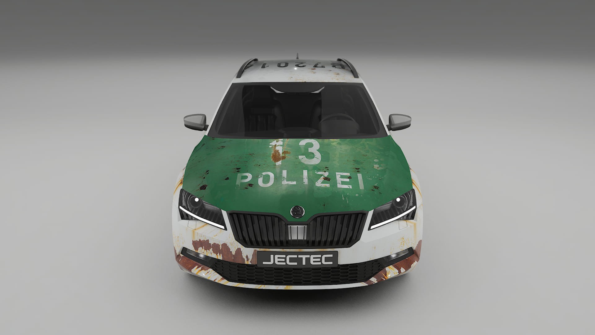 Škoda Superb B8 COBRA 11 – Design-Wrap PPF-Kit aus bedruckbarer Polyurethanfolie