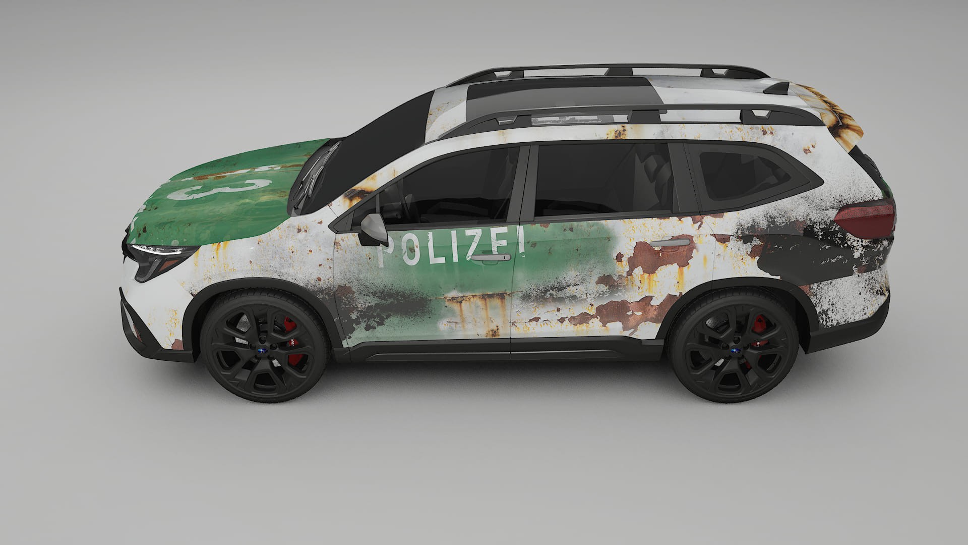 Subaru Ascent BT facelift LCI COBRA 11 – Design-Wrap PPF-Kit aus bedruckbarer Polyurethanfolie