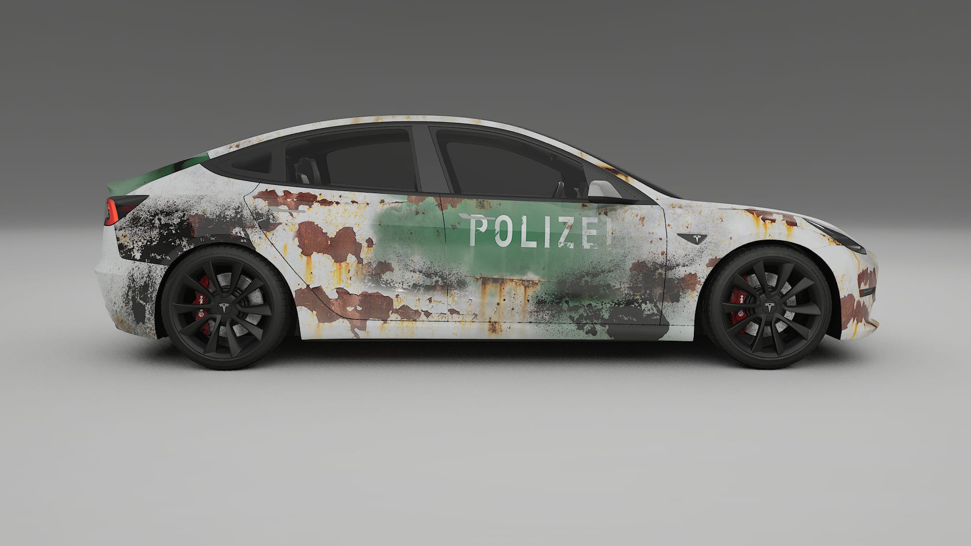 Tesla Model 3 COBRA 11 – Design-Wrap PPF-Kit aus bedruckbarer Polyurethanfolie