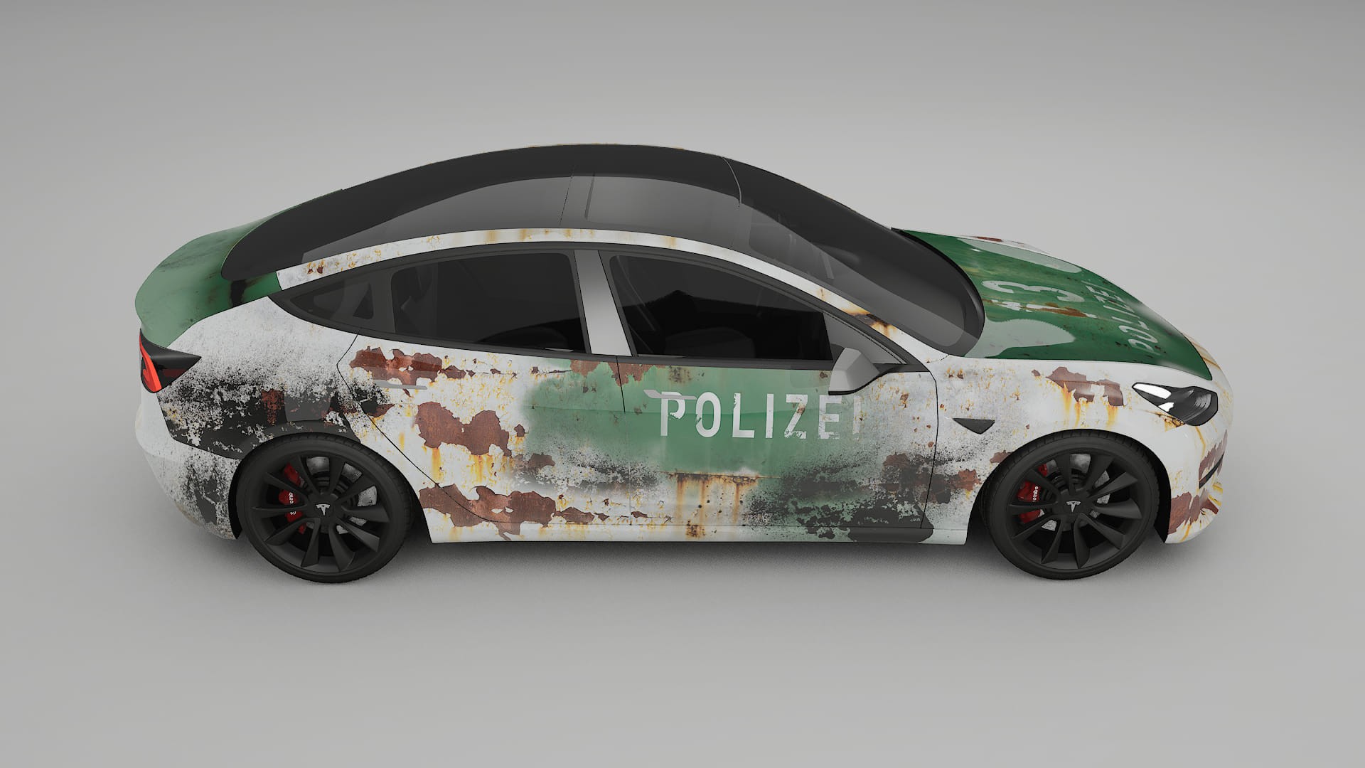 Tesla Model 3 COBRA 11 – Design-Wrap PPF-Kit aus bedruckbarer Polyurethanfolie